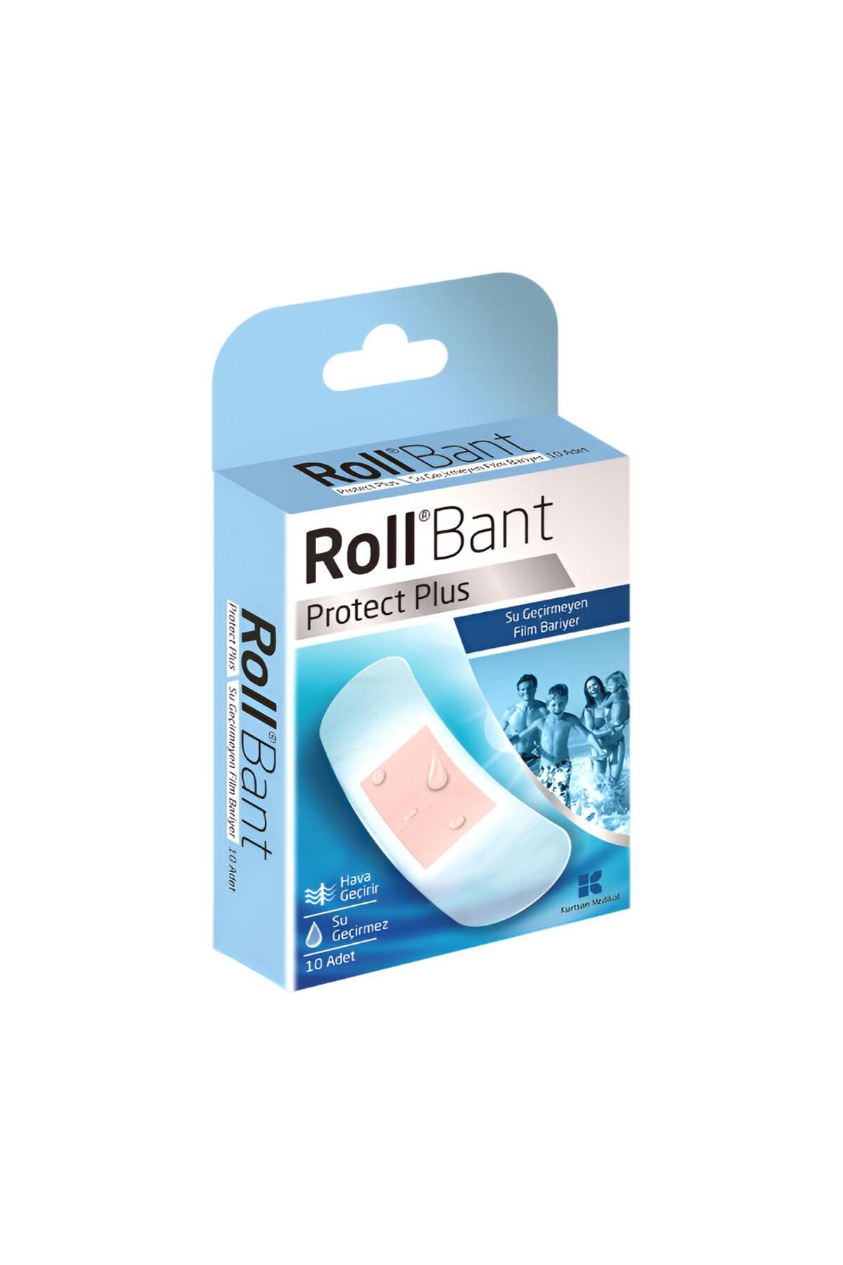 Roll Bant Protec Plus Su Geçirmeyen Film Bariyer Yara Bandı 10 Adet