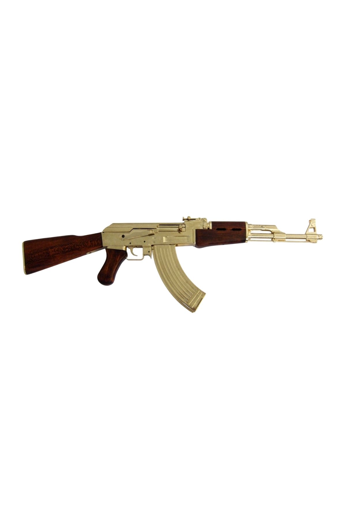 ITSOLD Denix AK-47 Gold Kalaşnikof Sovyet Model Savunma Objesi - RUSYA 1947