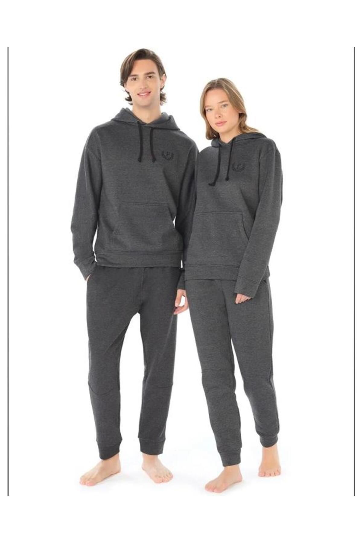 Feyza 4981 Set Tracuturi Bărbați Cu Gugă Masculin - L