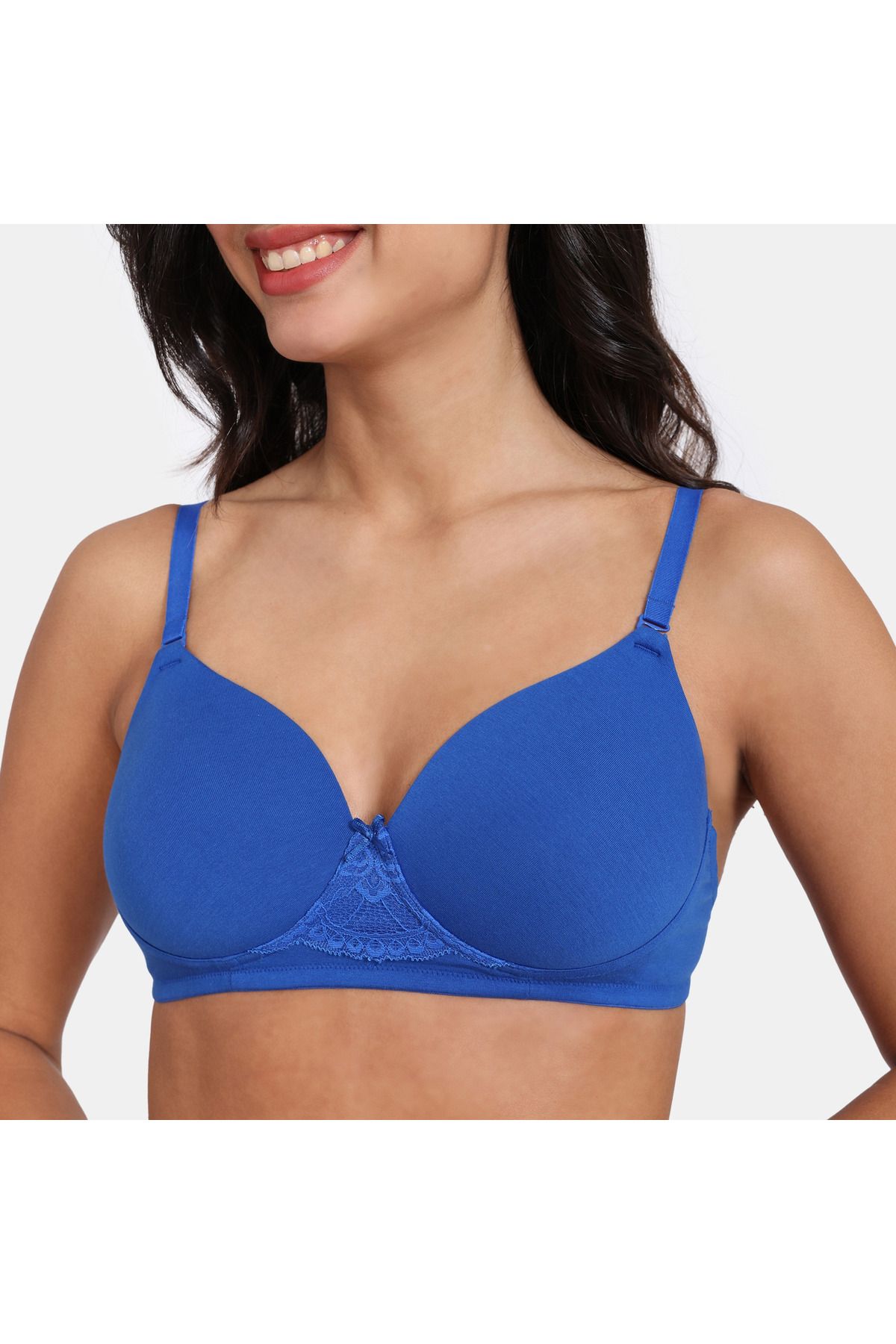 Zivame-Balconette Bra with Hook and Eye Closure 4