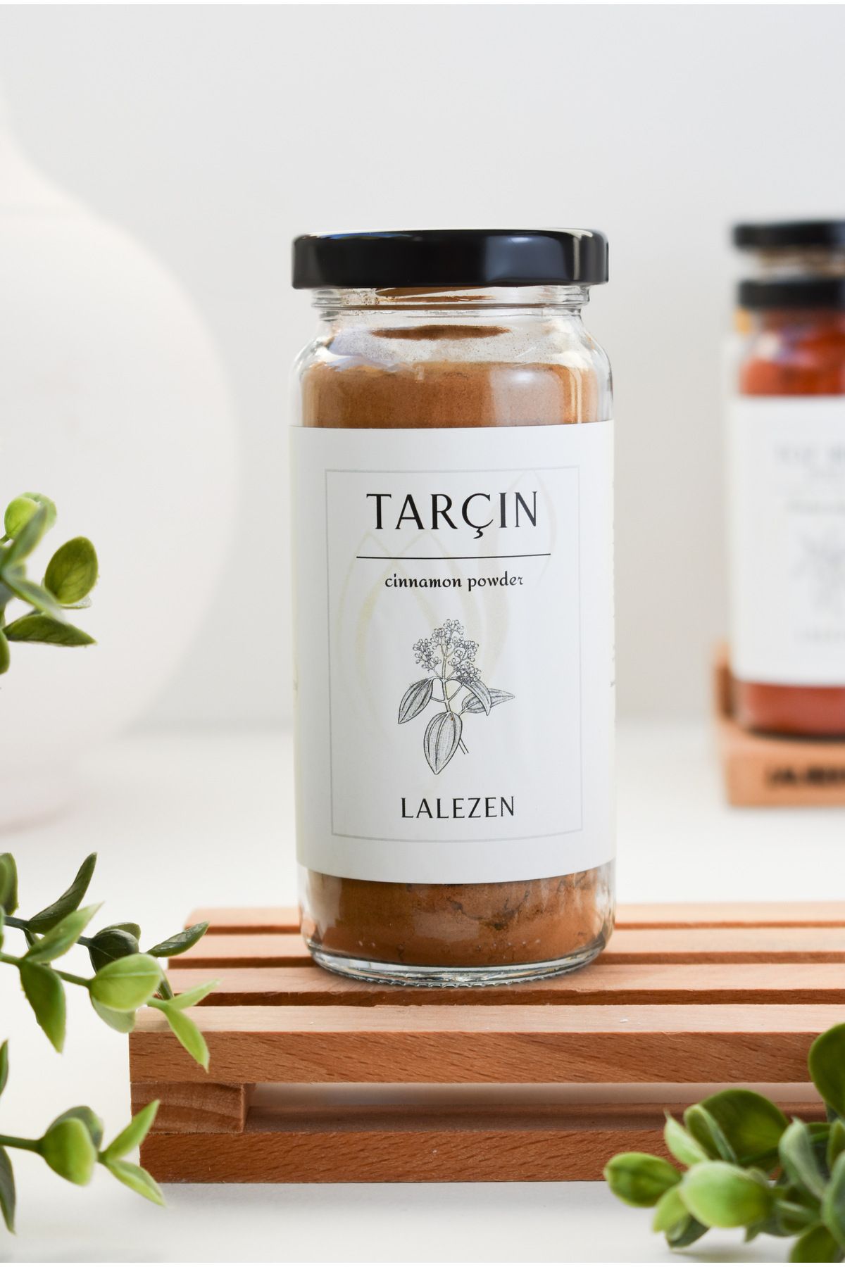 LALEZEN Tarçın -seylon Tarçın - Toz Tarçın-cinnamon Powder 125 gr ( Cam Kavanoz)