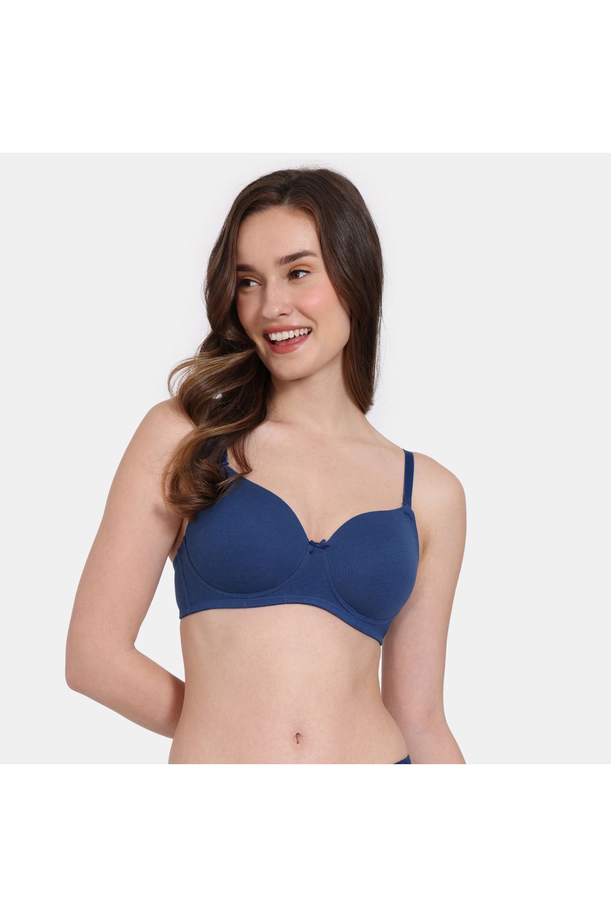 Zivame-Balconette Bra with Hook and Eye Closure 1