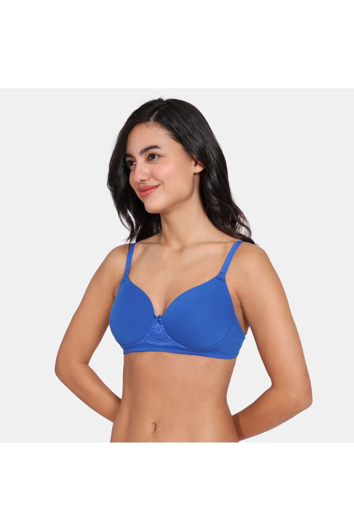 Zivame-Balconette Bra with Hook and Eye Closure 3