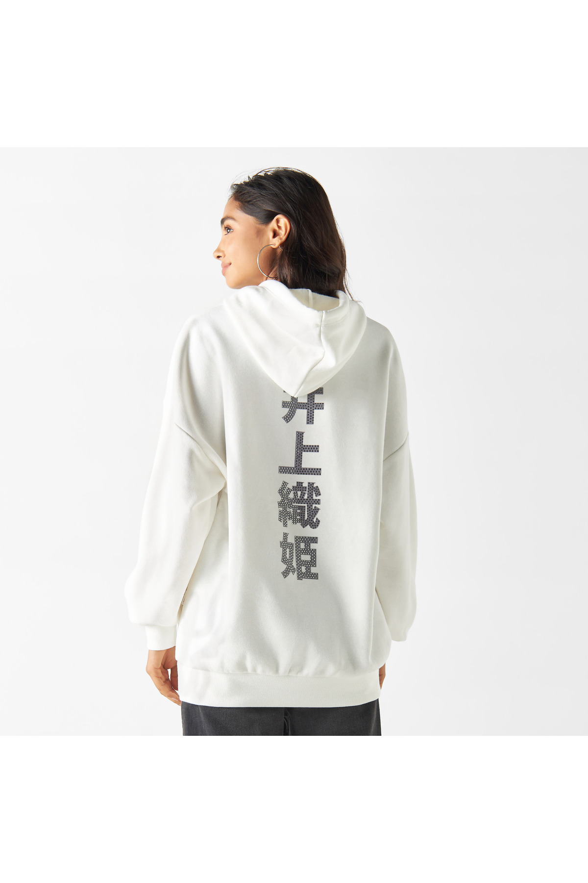 SP Characters-Orihime Inoue Graphic Print Sweatshirt with Long Sleeves 3