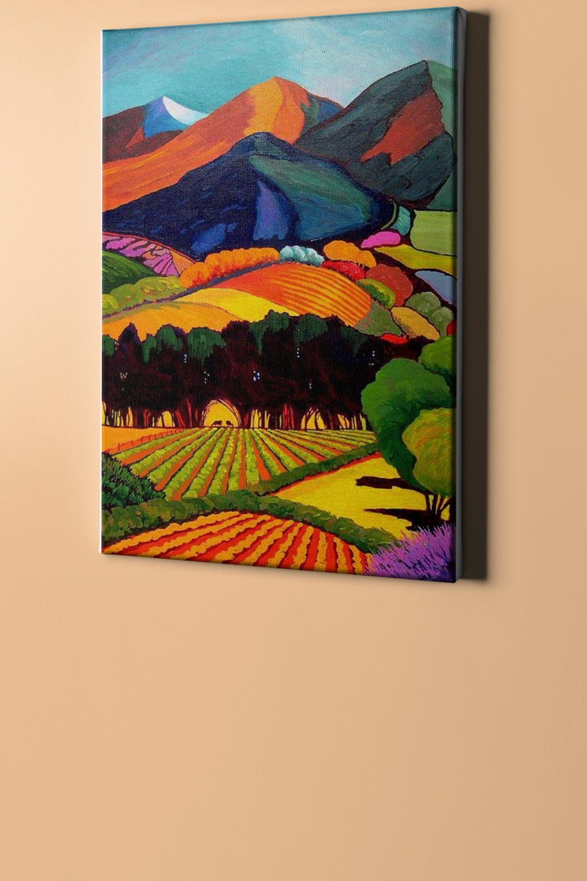 WebStyle-Painting by Numbers Set Colorful Mountains with Pulley 60 X 75 Cm 2