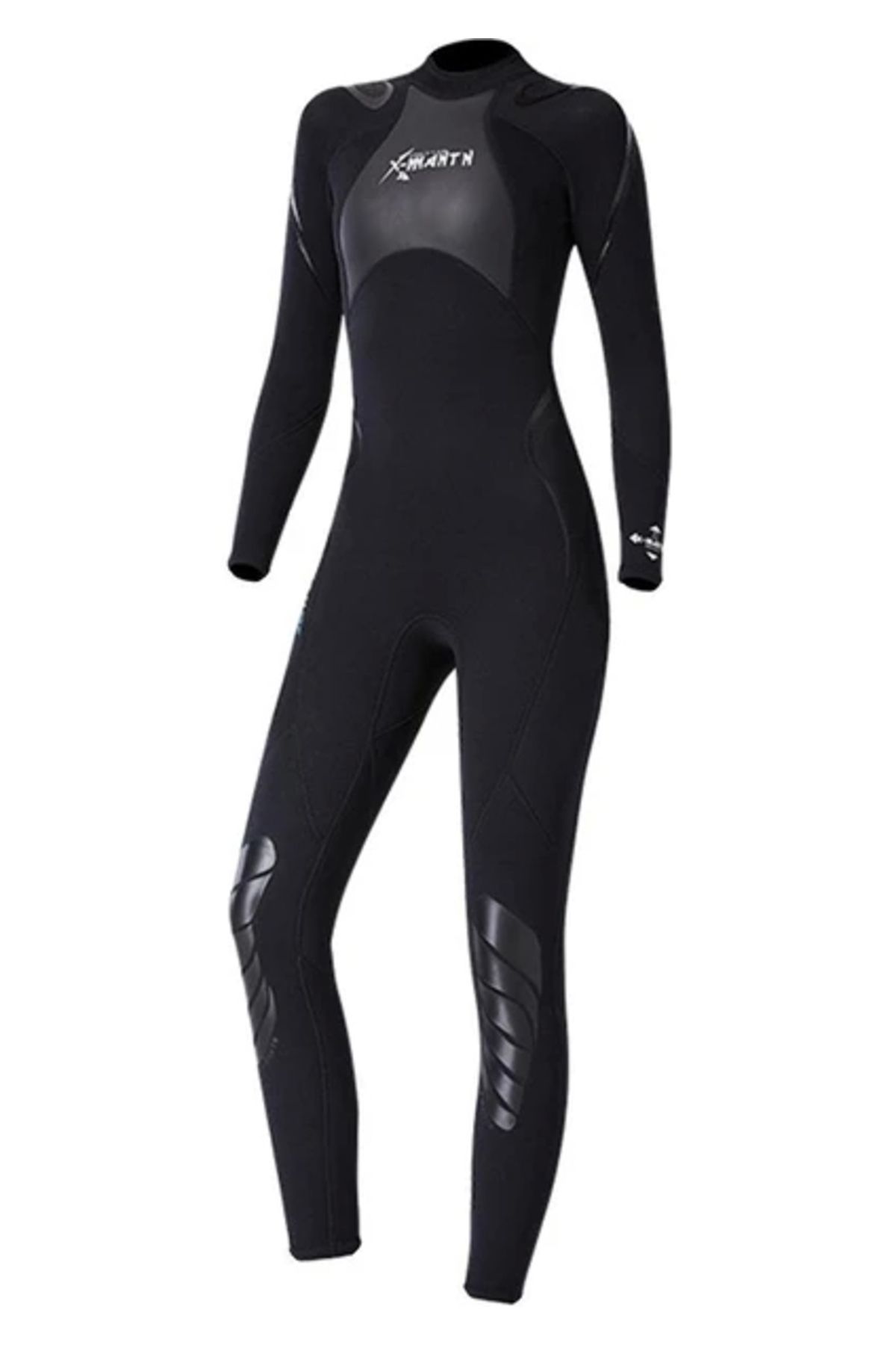 HİVA B Baosity 1.5mm Tam Boy Wetsuit Tulum Mayo Kano Dalış Cilt Yüzme Kadınlar Için L