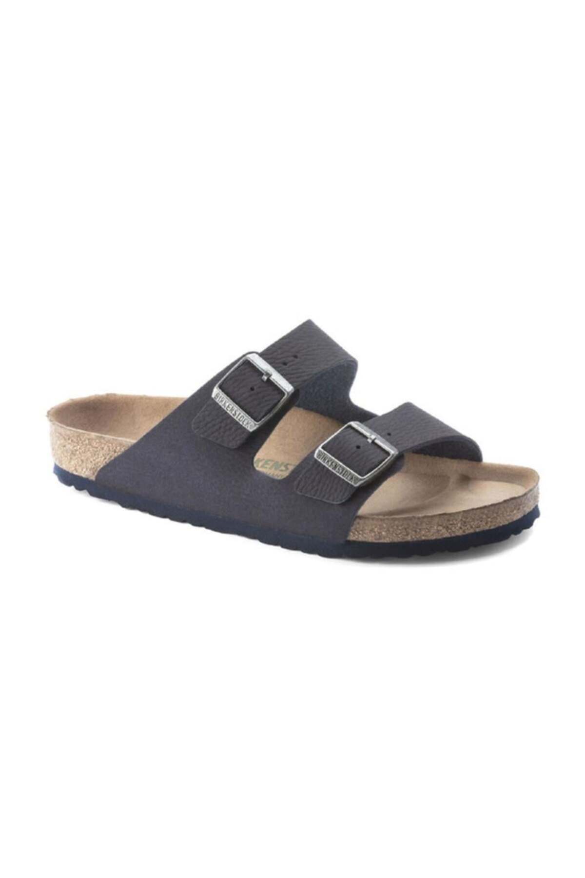 دمپایی آبی سرمه‌ای آریزونا مدل Syn Desert Dust Vegan کد 1023150 بیرکن استاک دمپایی Birkenstock