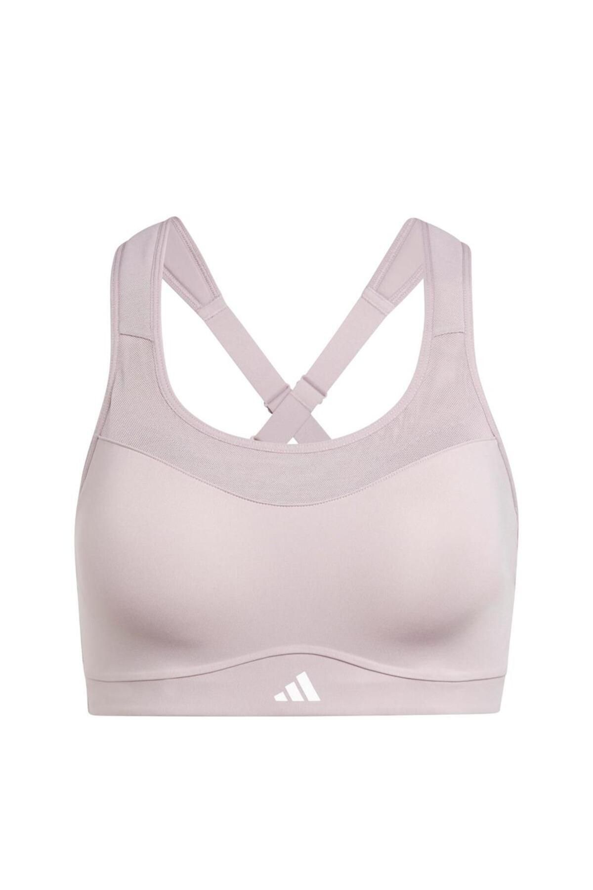 adidas-TLRDIM HS BRA - حمالة صدر بيضاء مريحة وعصرية وخفيفة الوزن 1