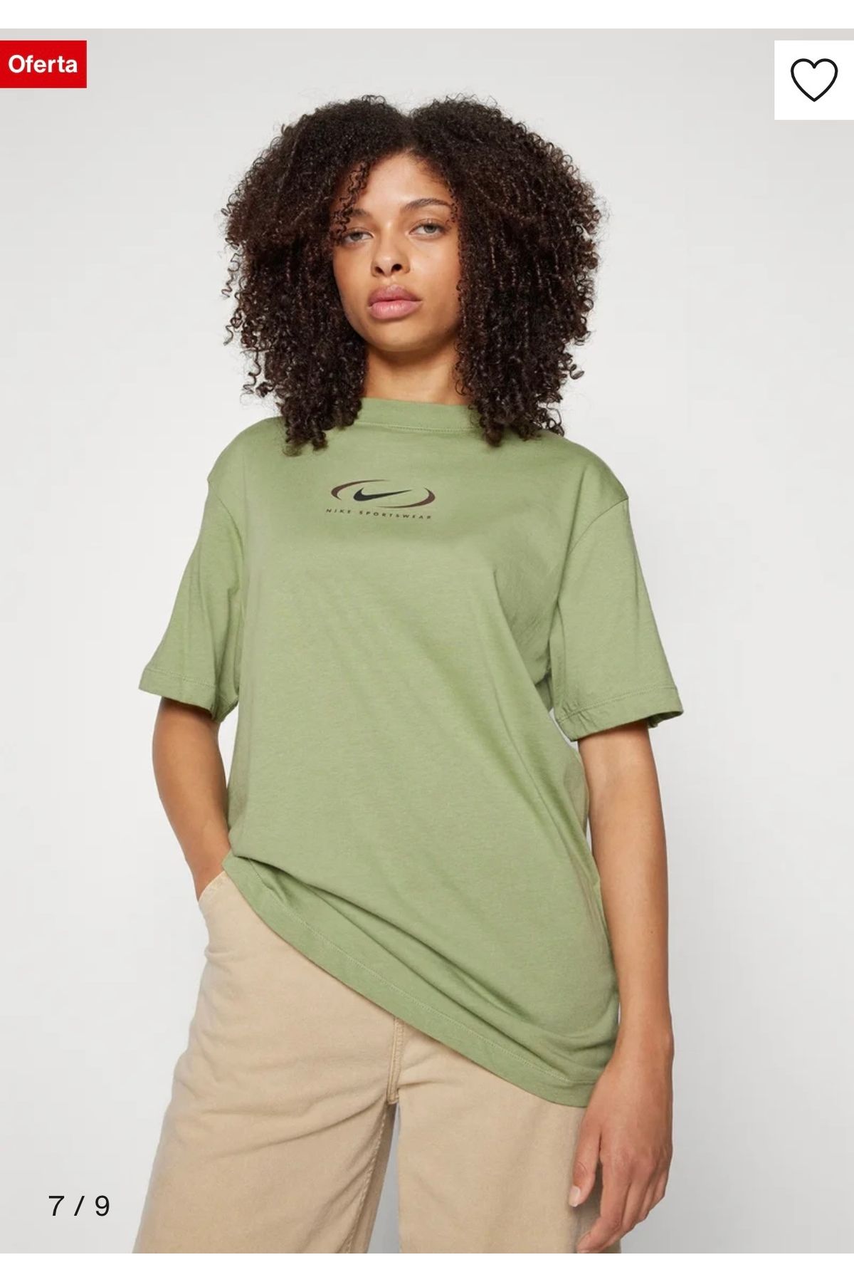 Nike-Women's - Swoosh Printed Boyfriend Short-Sleeve T-Shirt 2