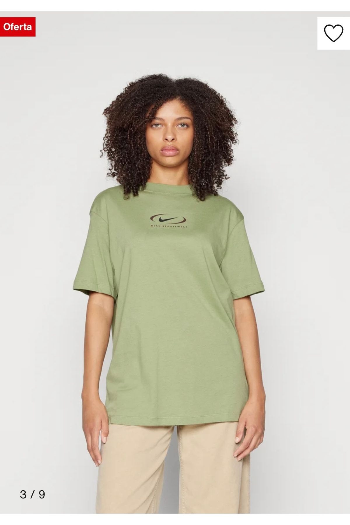 Nike-Women's - Swoosh Printed Boyfriend Short-Sleeve T-Shirt 5