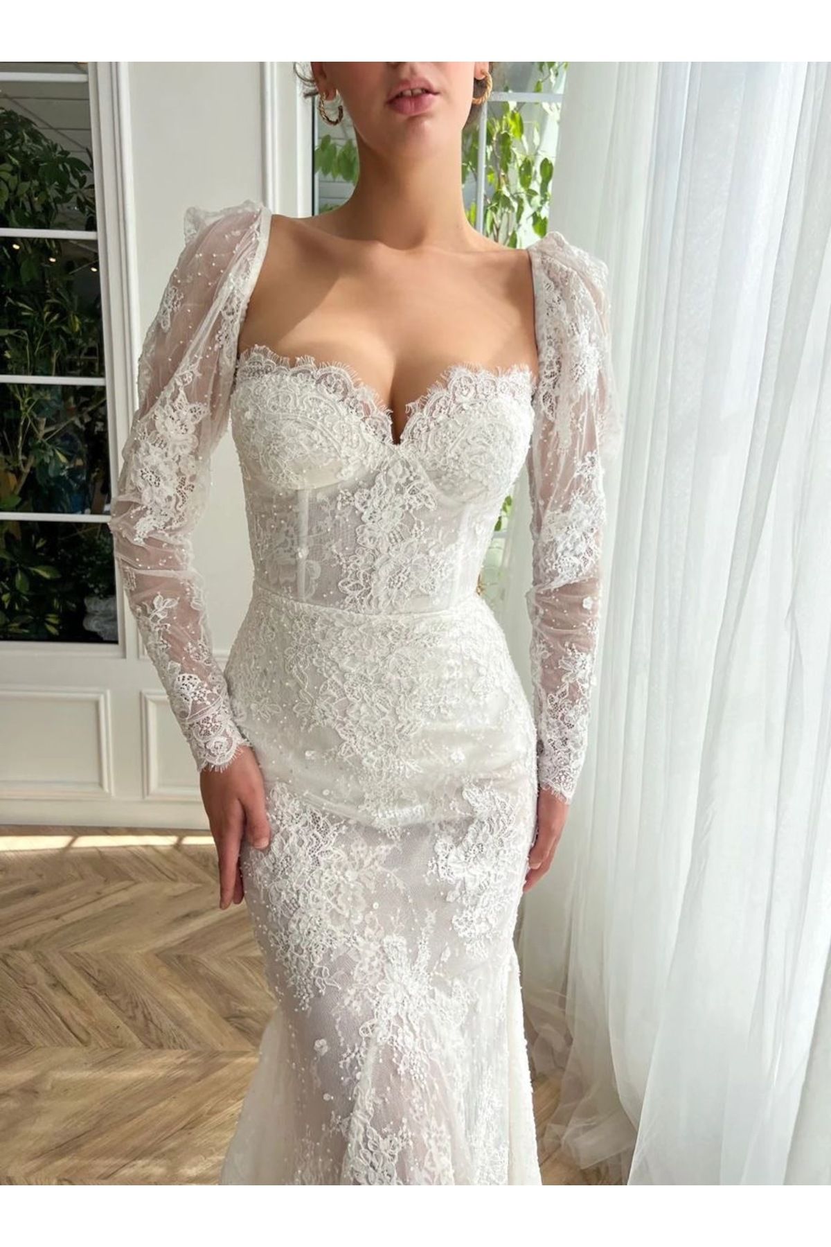 la robe de mariée de poisson