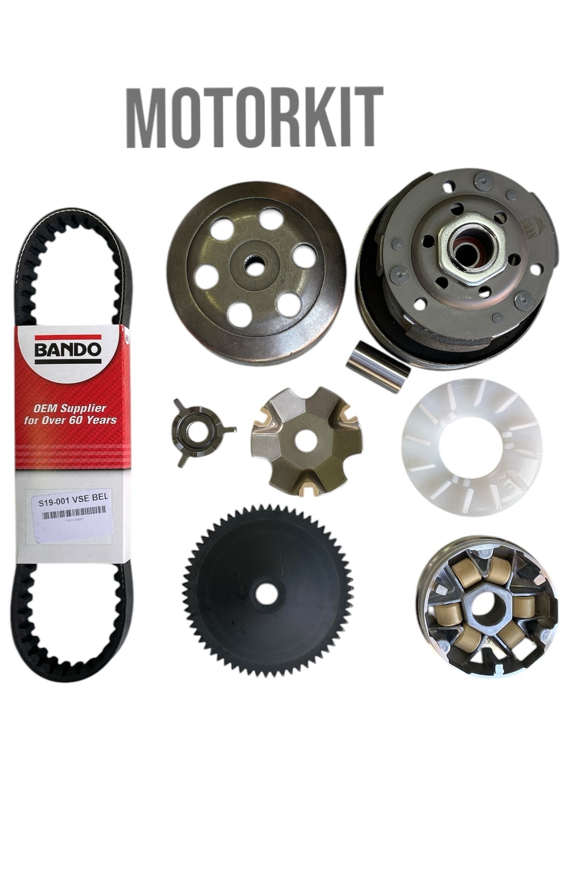 Kit Démarreur Pour Scooter 50cc 80cc - Pièce De Rechange Complète Avec Engrenage Et Ressort