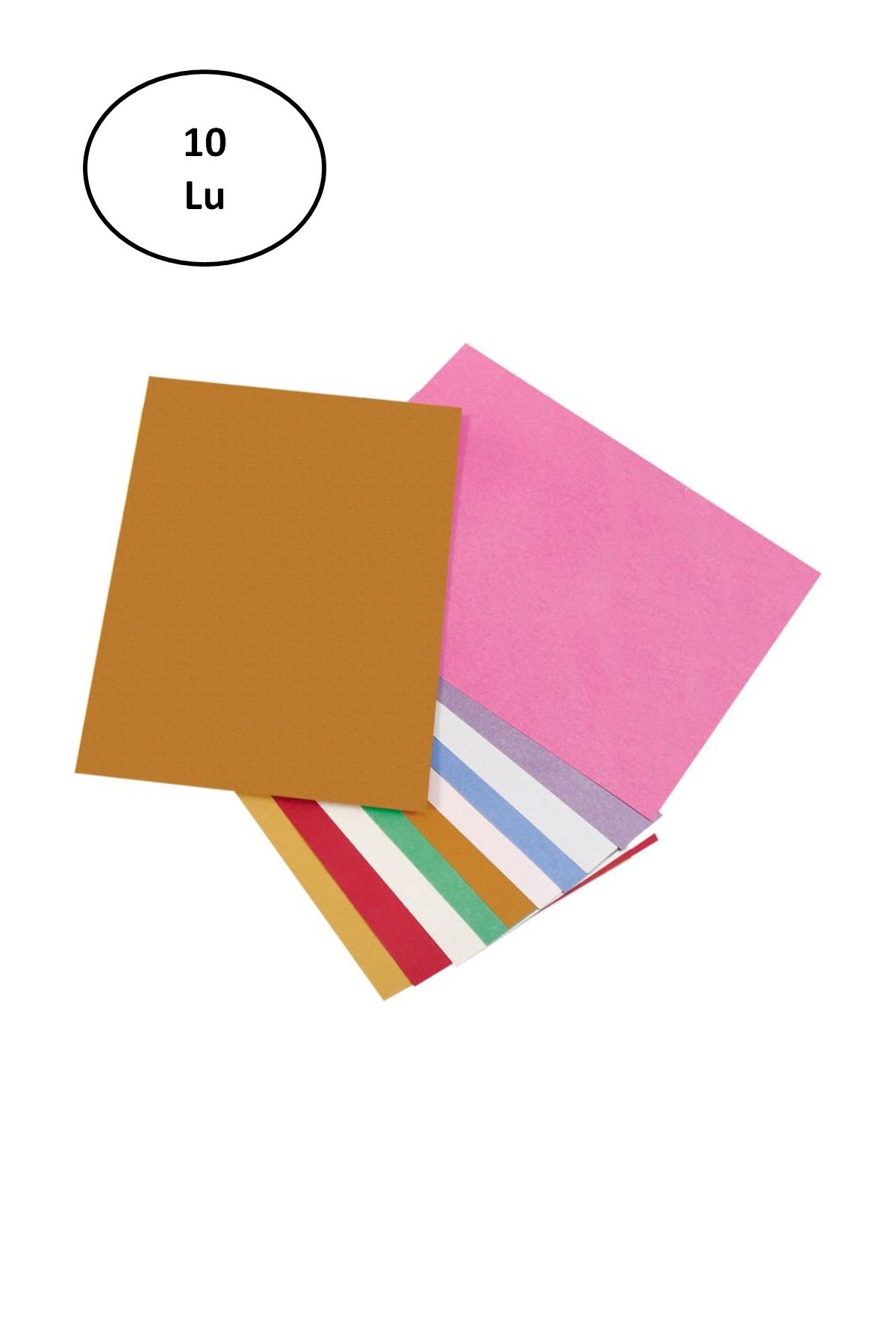 Kapamarka Keskin Color 35x50 Sedefli Fon Kartonu 10 Lu Karışık Renk