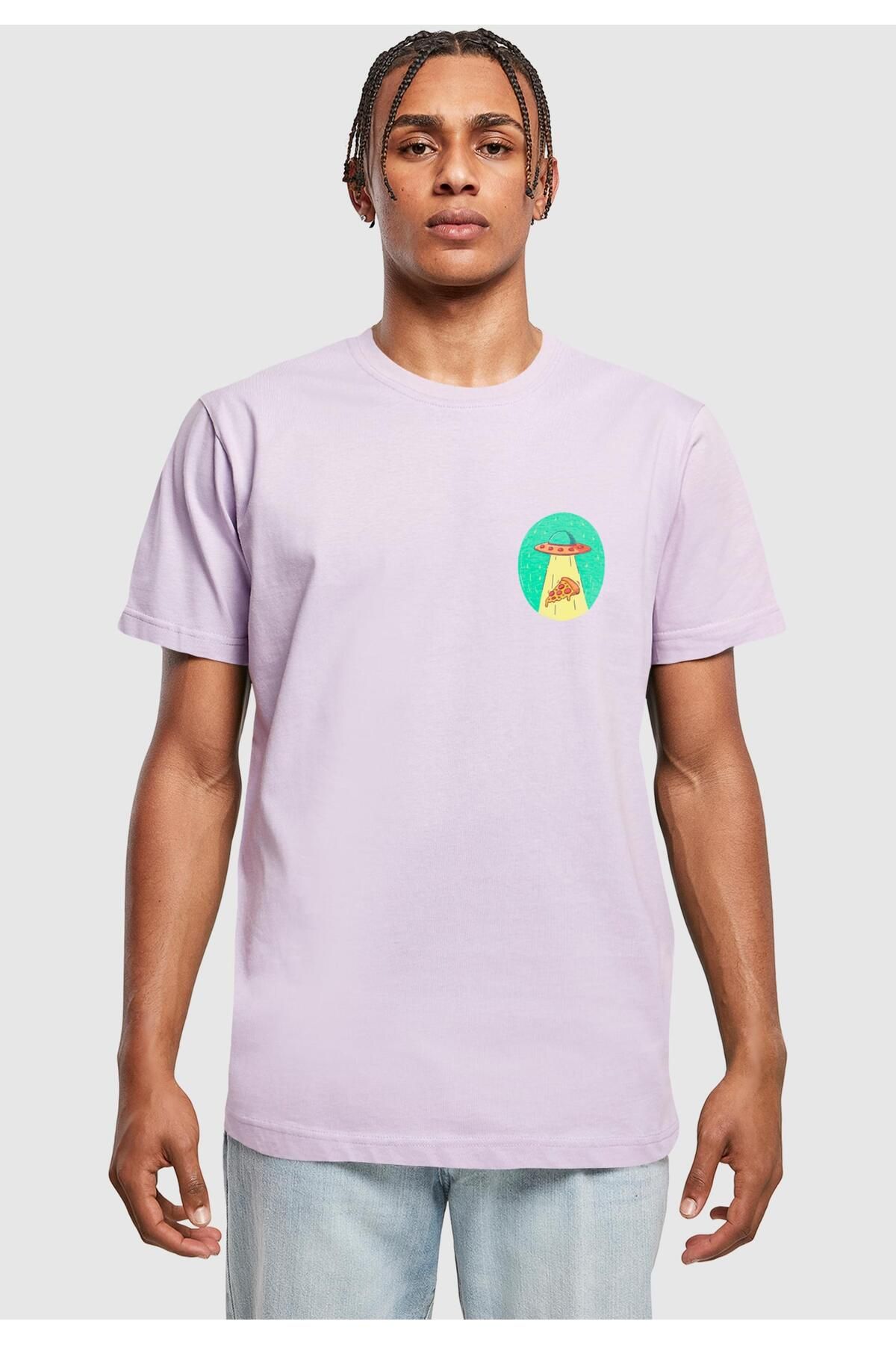 Mister Tee-Herren Ufo Pizza Tee 3