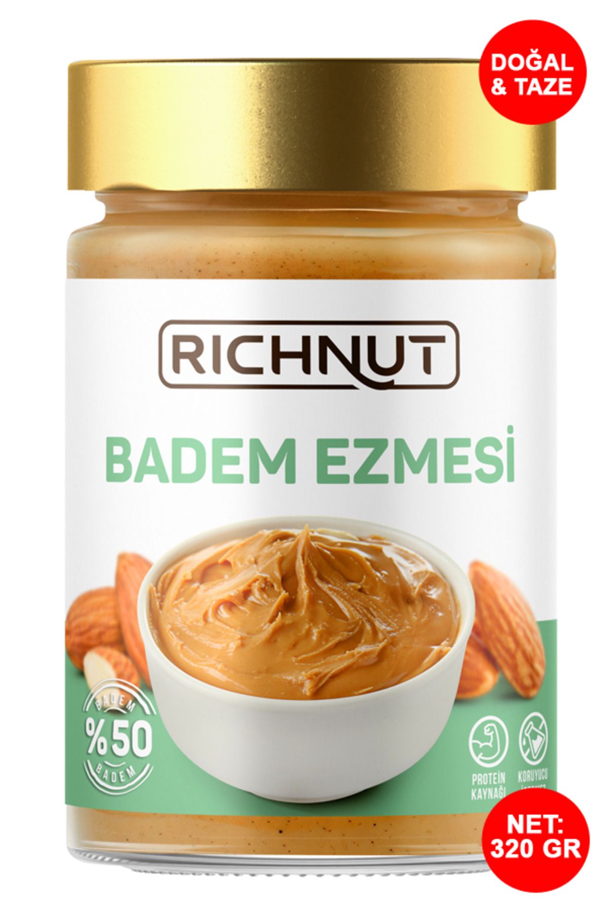 RİCHNUT Badem Ezmesi - Özel Parçacıklı Lezzet