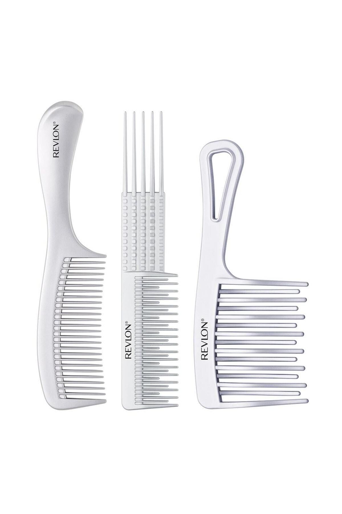 Revlon-P&S Long Hair Styling Combs 3Pcs - Rv2986Uke 1