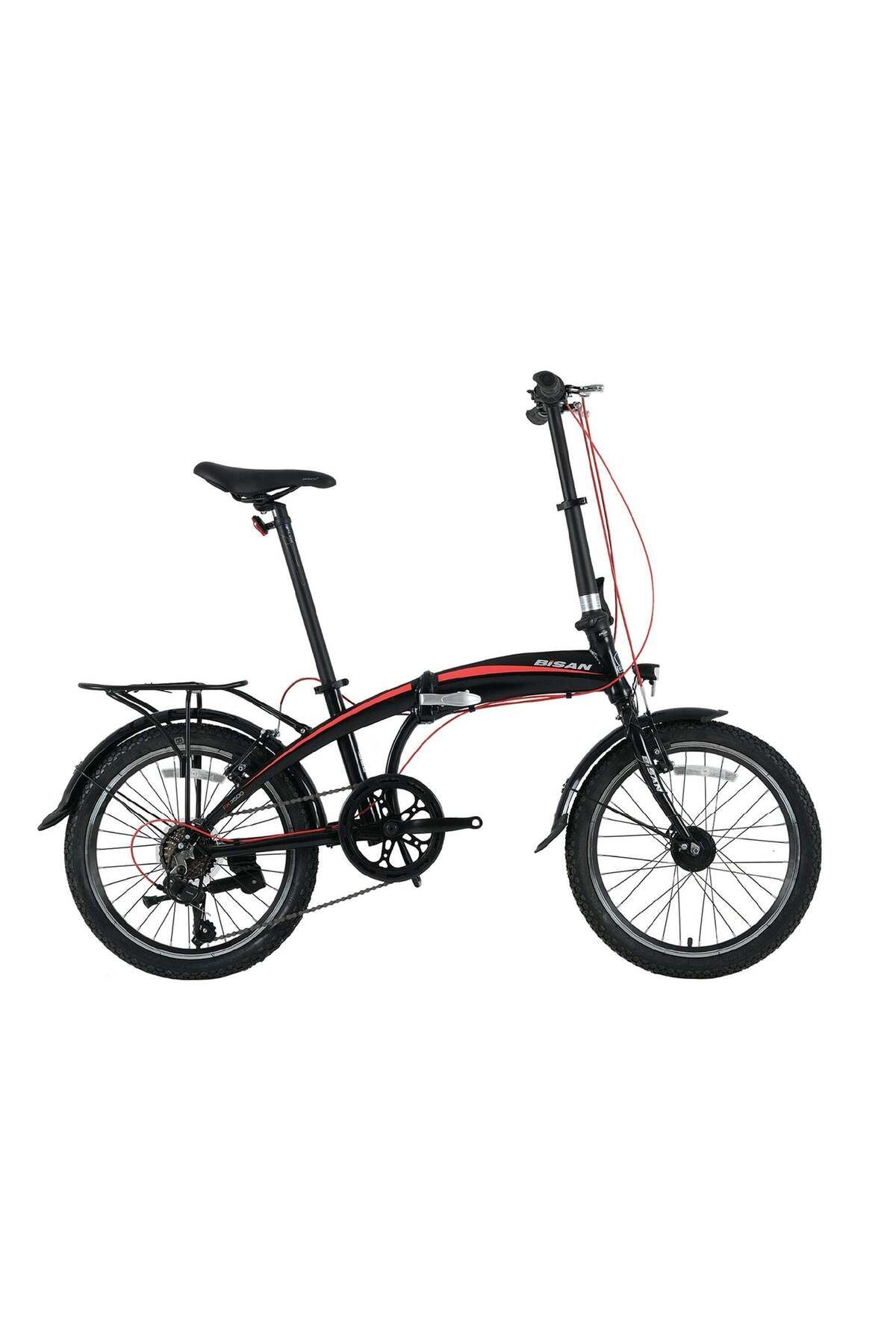Bisan BİSAN FX 3500 TRN KATLANIR BİSİKLET MAT SİYAH Kadro: 32 CM Vites: 1x7 20"BLC