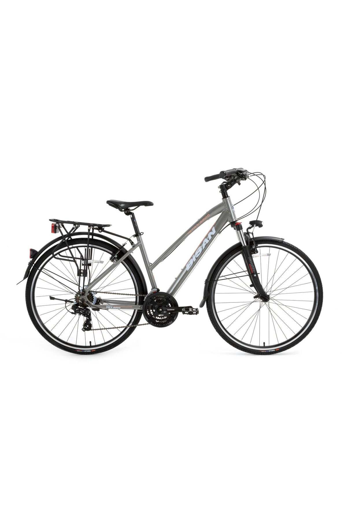 Bisan BİSAN TRX 8200 CITY GRİ 17,5cm 3x7 VİTES 700C jant blc şehir bisikleti