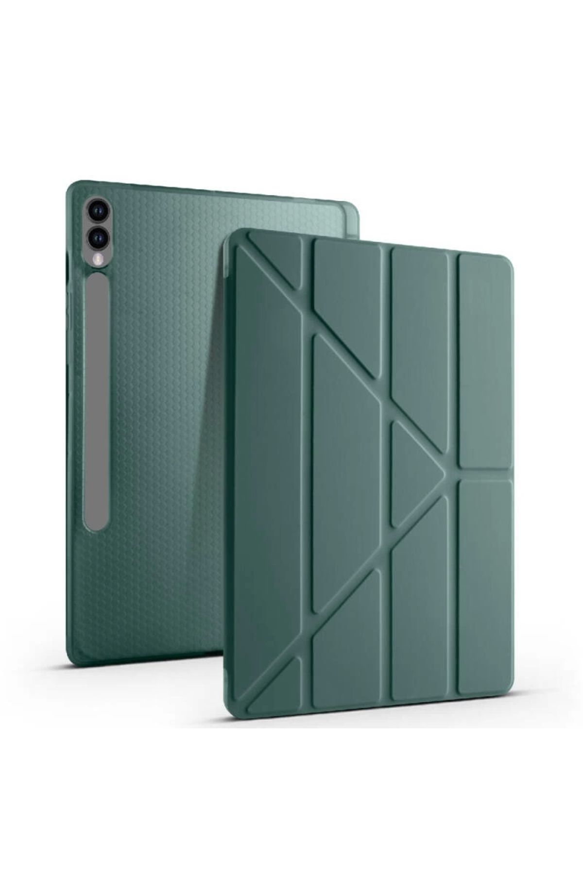 Redclick-Galaxy Tab S10 Plus Case Redclick Tri Folding Case with Pen Compartment and Stand 1
