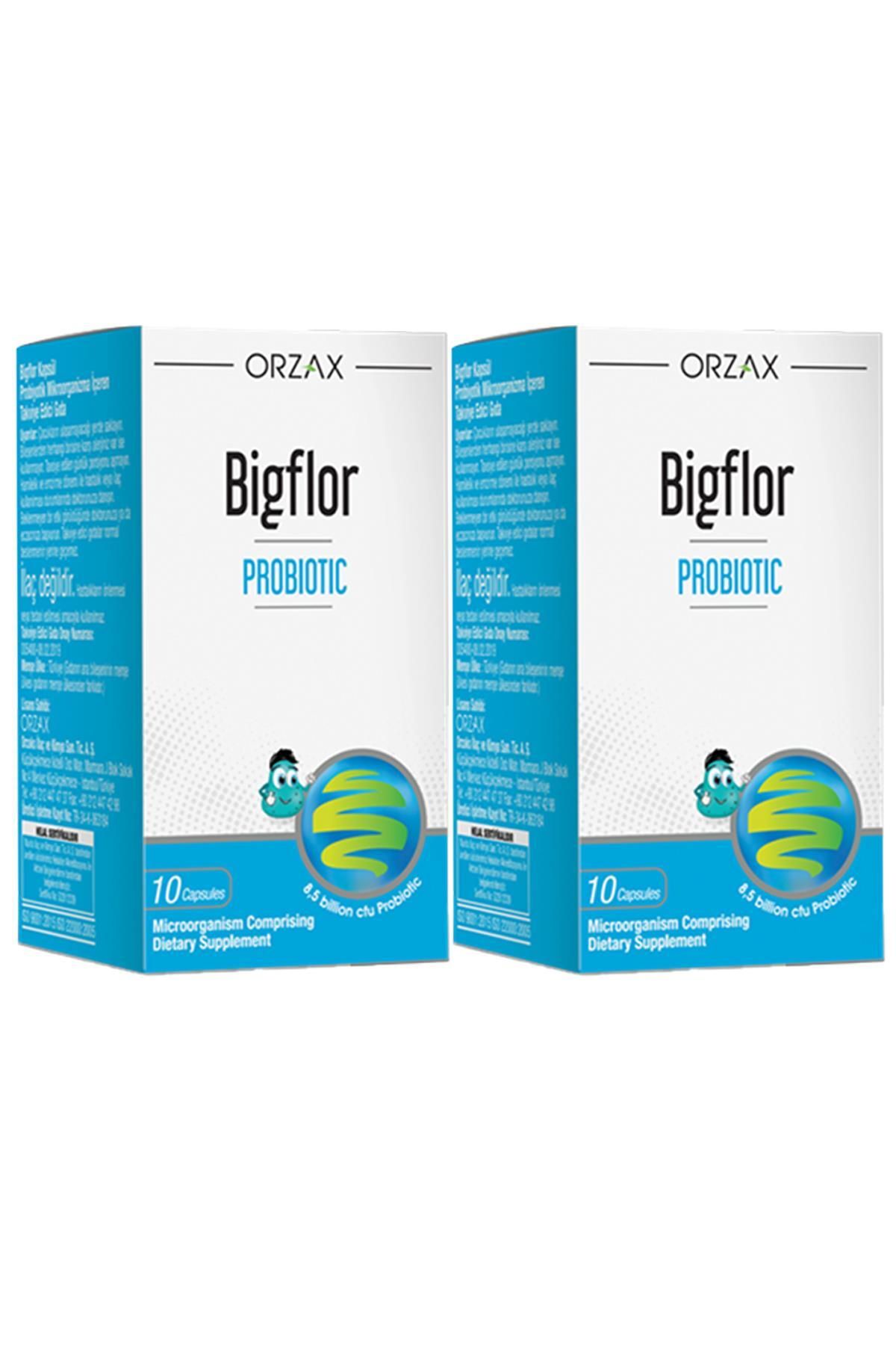 Orzax Bigflor Probiyotik 10 Kapsül 2 Adet