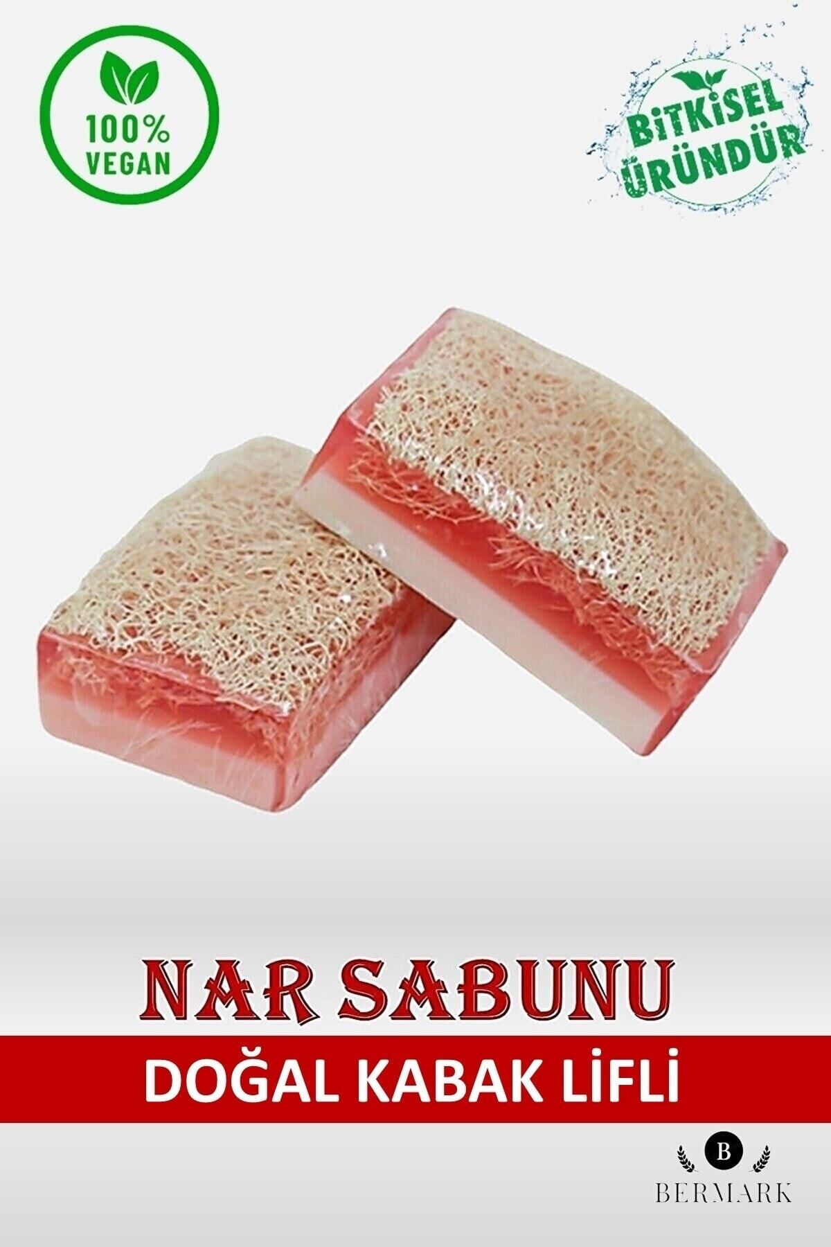 صابون انار فیبر کدو تنبل طبیعی دست ساز 110 گرم bermark