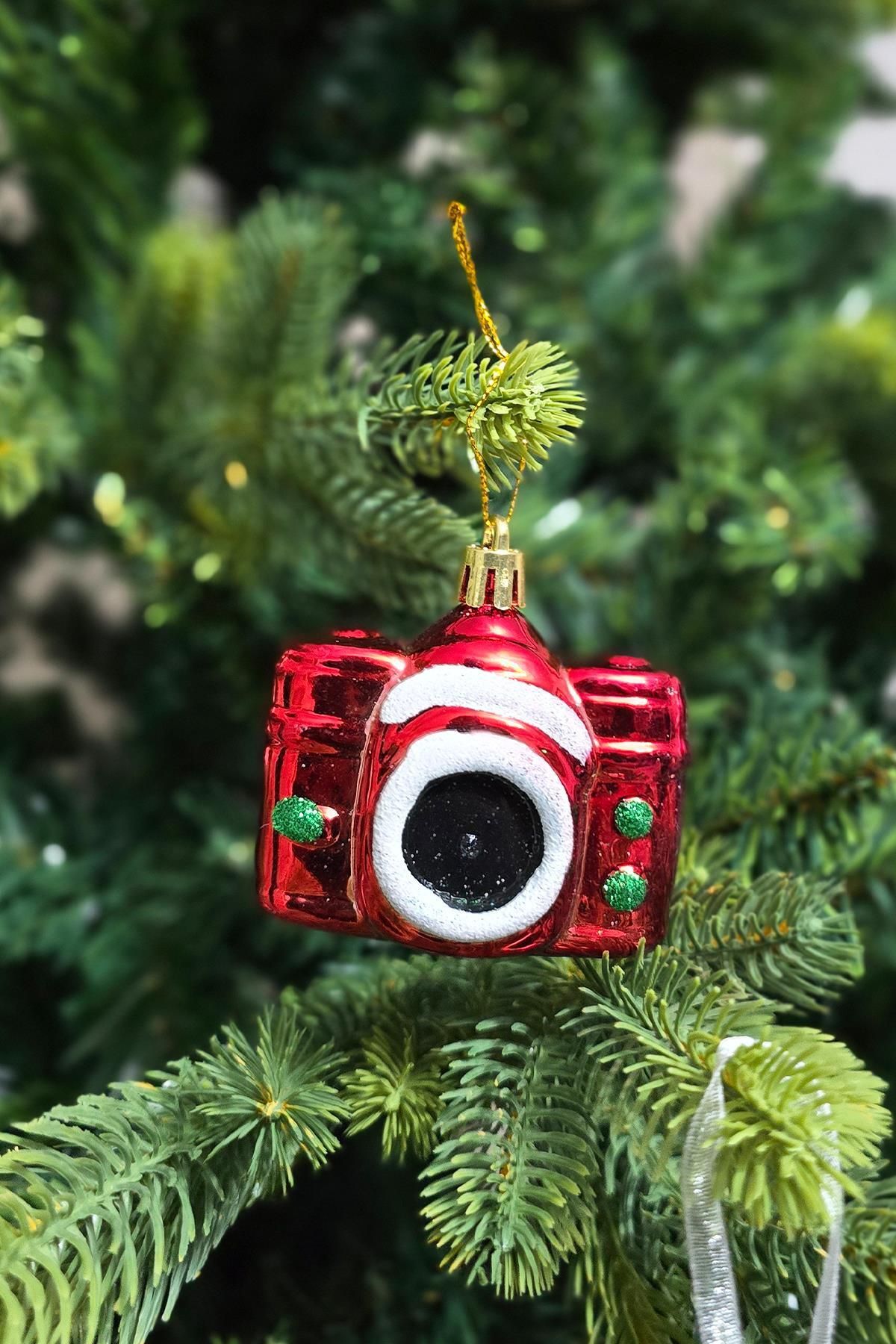 PEKSHOP-New Year's Shaped Camera - Luxury Pine Tree Decoration Single 3