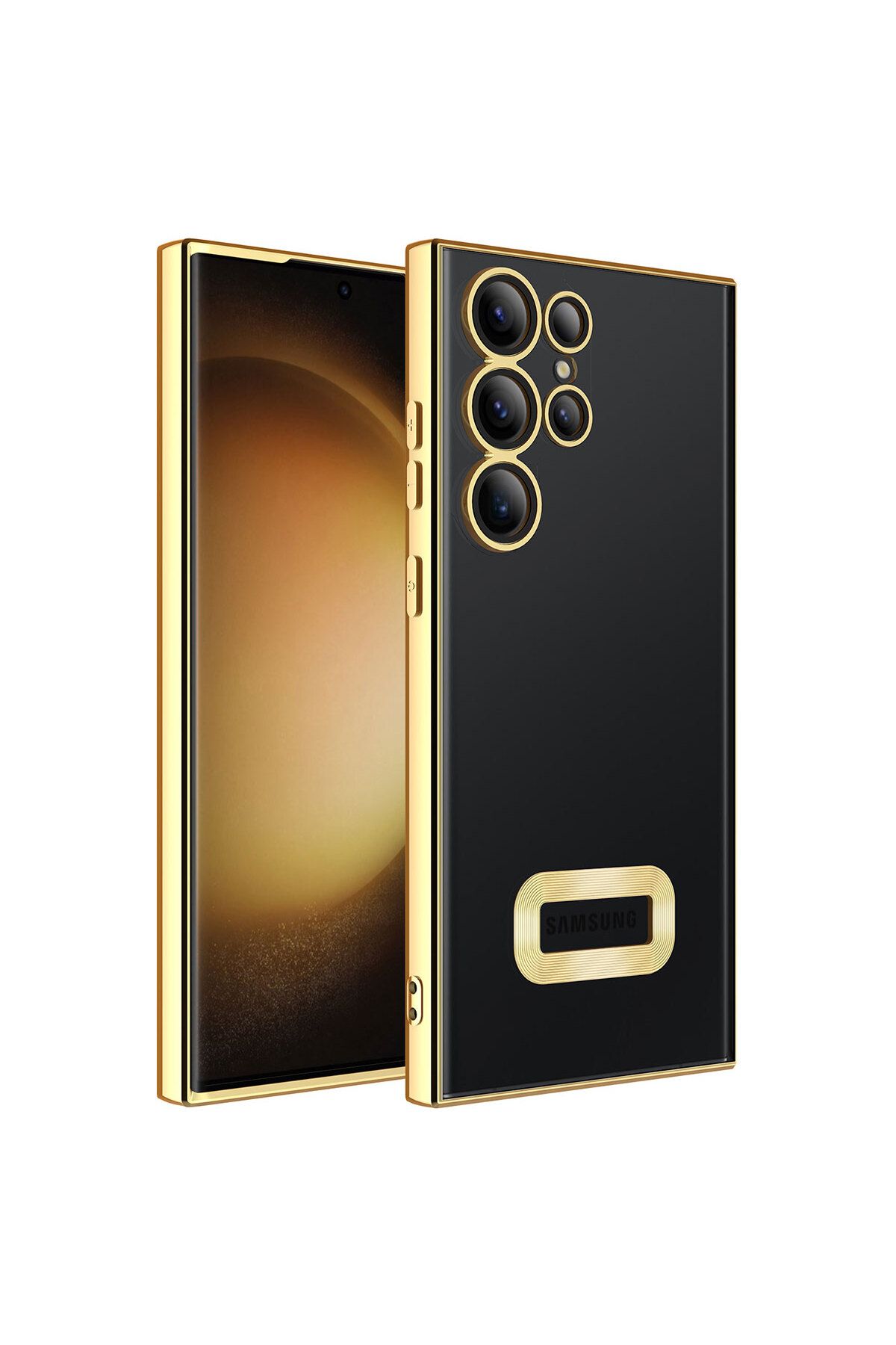 gaappy Oli Serisi Samsung Galaxy S23 Ultra Gold Kapak