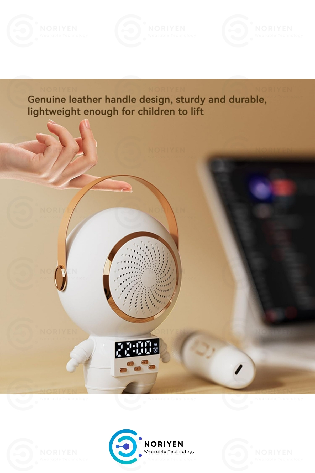 Çift Mikrofonlu Parti Karaoke Seti RGB LED Işıklı Şarjlı Bluetooth Kablosuz Hoparlör Ses Sistemi