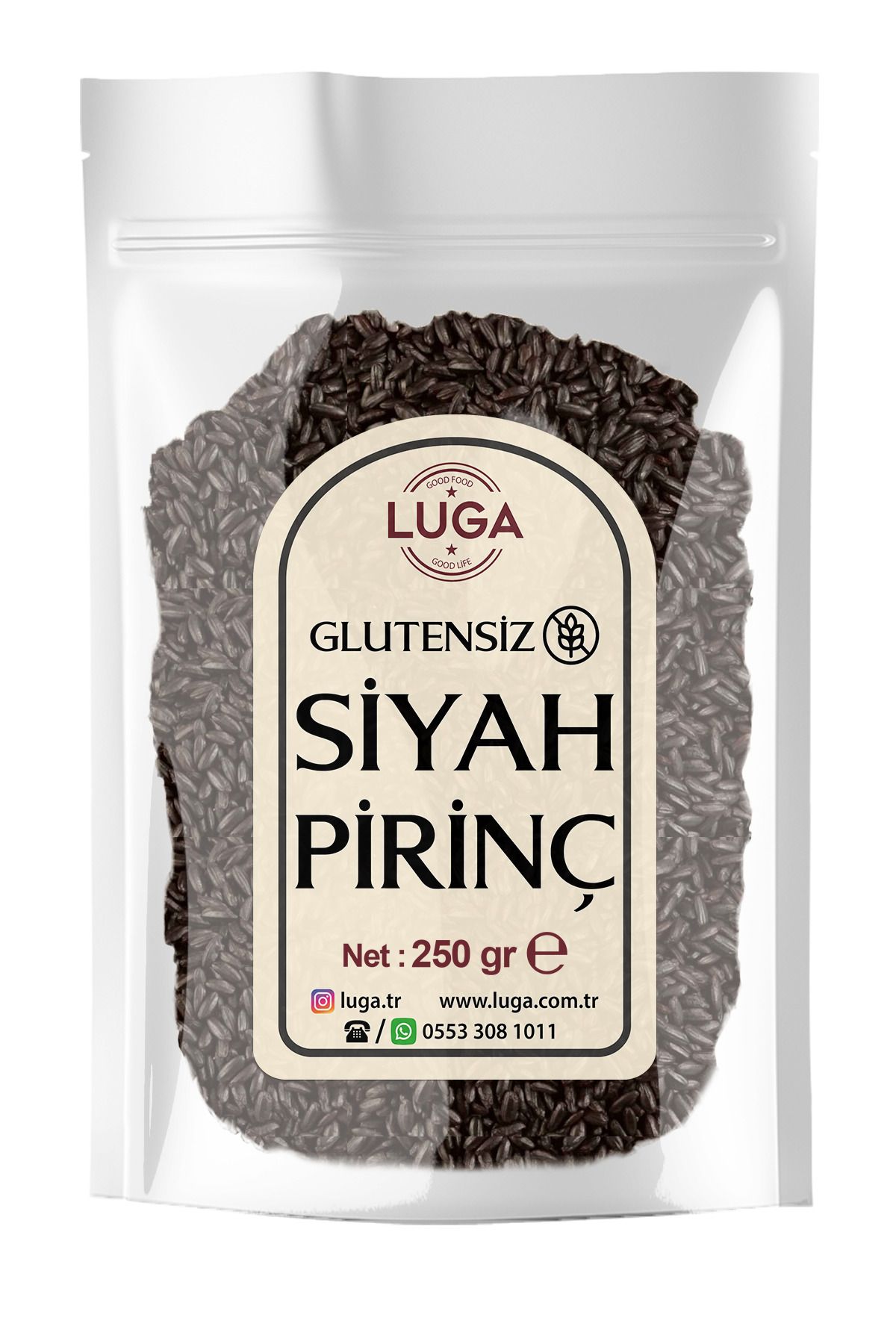 Luga Siyah Pirinç - Glutensiz 500 gr