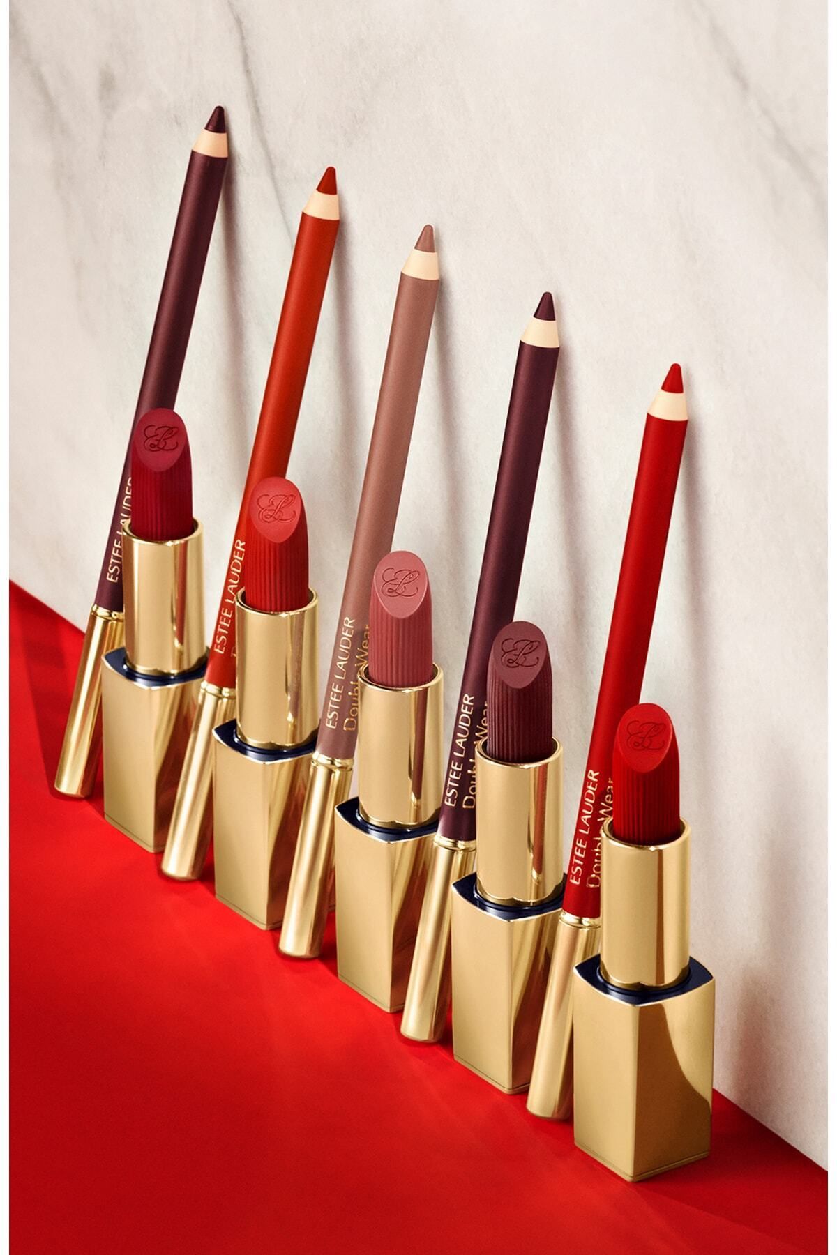 Estee Lauder-Long Lasting Matte Lipstick - for Plump and Smooth Lips, -3.5Gr-569 Fearless Pssns.229 8