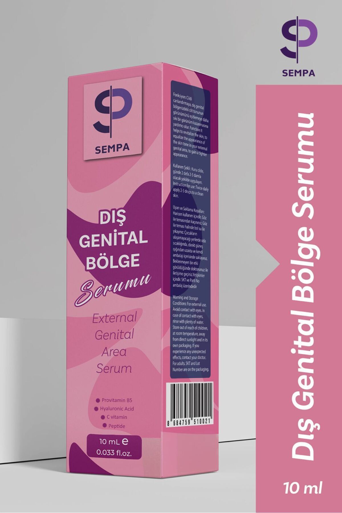 SEMPA KOZMETİK Genital Bölge Sıkılaştırıcı Ve Daraltıcı Serum 10 ML