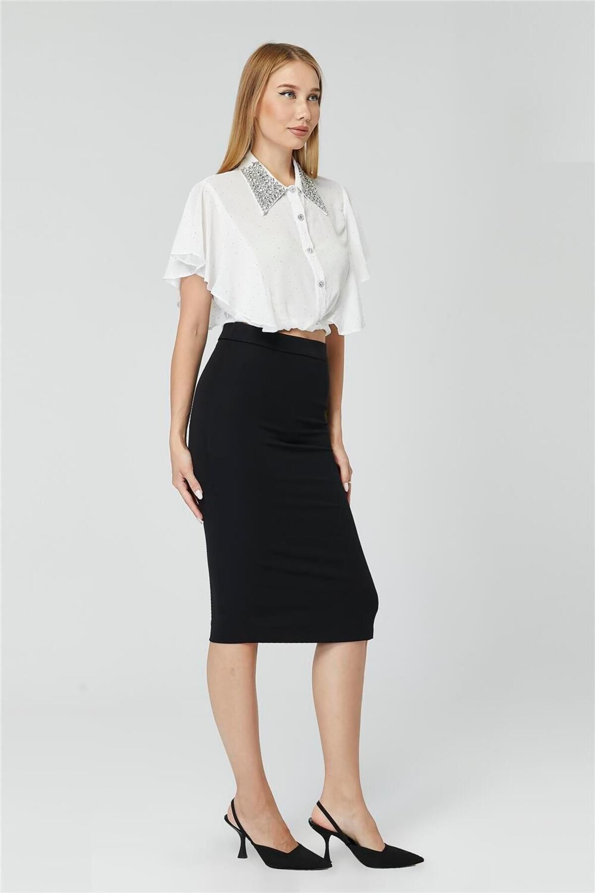 HomeStore-Back Slit Skirt 2