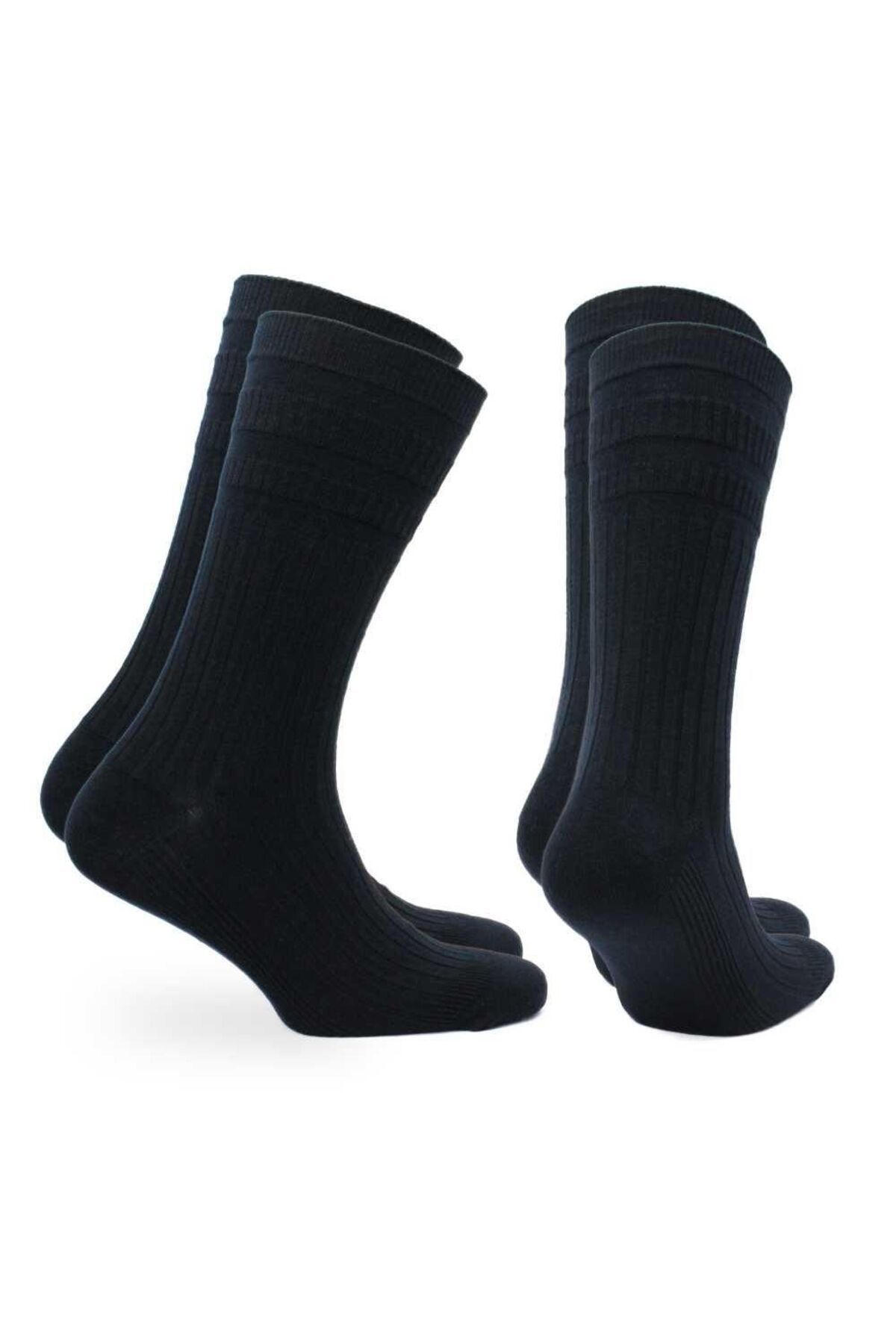 NORFOLK-Joseph Comfort Fit Tenderhold Cotton Diabetes Socks 2 Pack Dark Blue 4