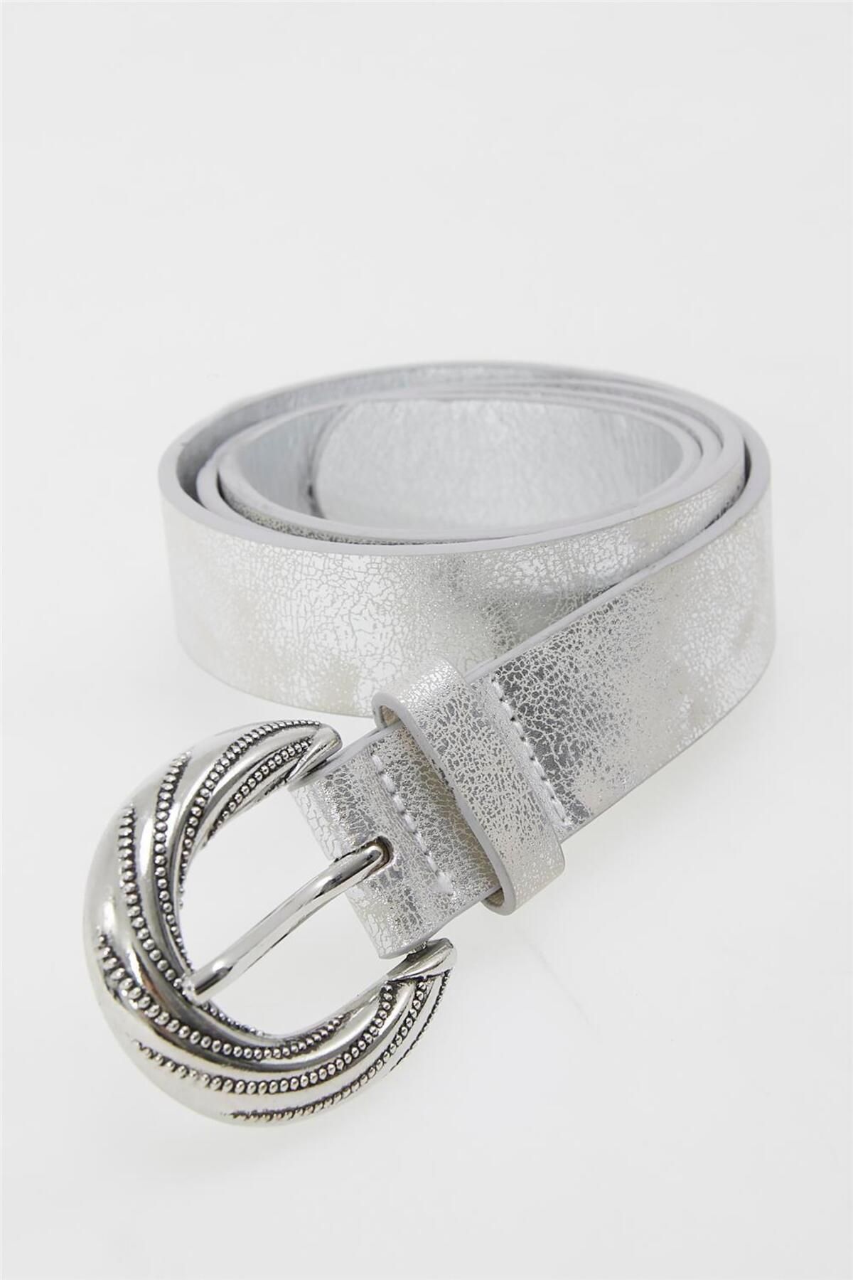 HomeStore-Flat Embroidered Metal Buckle Belt 2