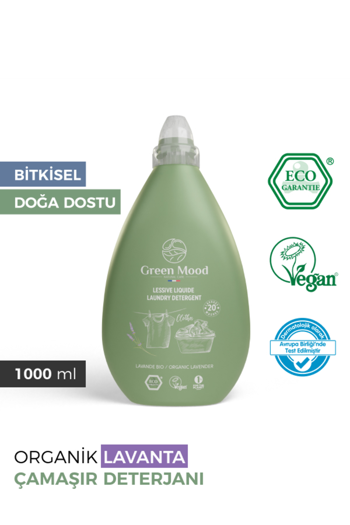 Green Mood 2'li Lavantalu Çamaşır Seti (Çamaşır Deterjanı & Yumuşatıcı) fotoğrafı 3 (önizleme)
