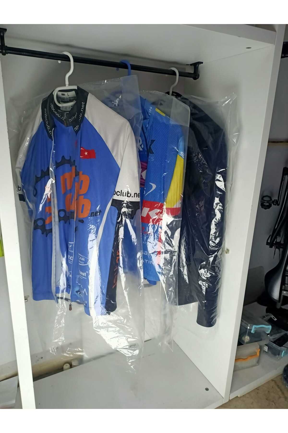 Elbise Poşeti 100 Adet - Askı Geçme Yeri Vardır - 60 Cm Eninde 90 Cm Boyundadır - 2