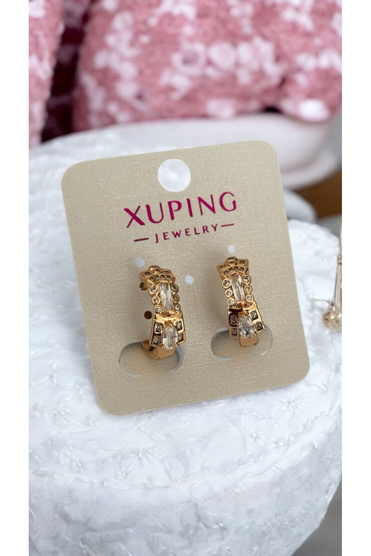 İNN JEWELLERY-Xuping Earrings Anti-Tarnish Anti-Allergic Figure (2 Years Importor Warranty) 1