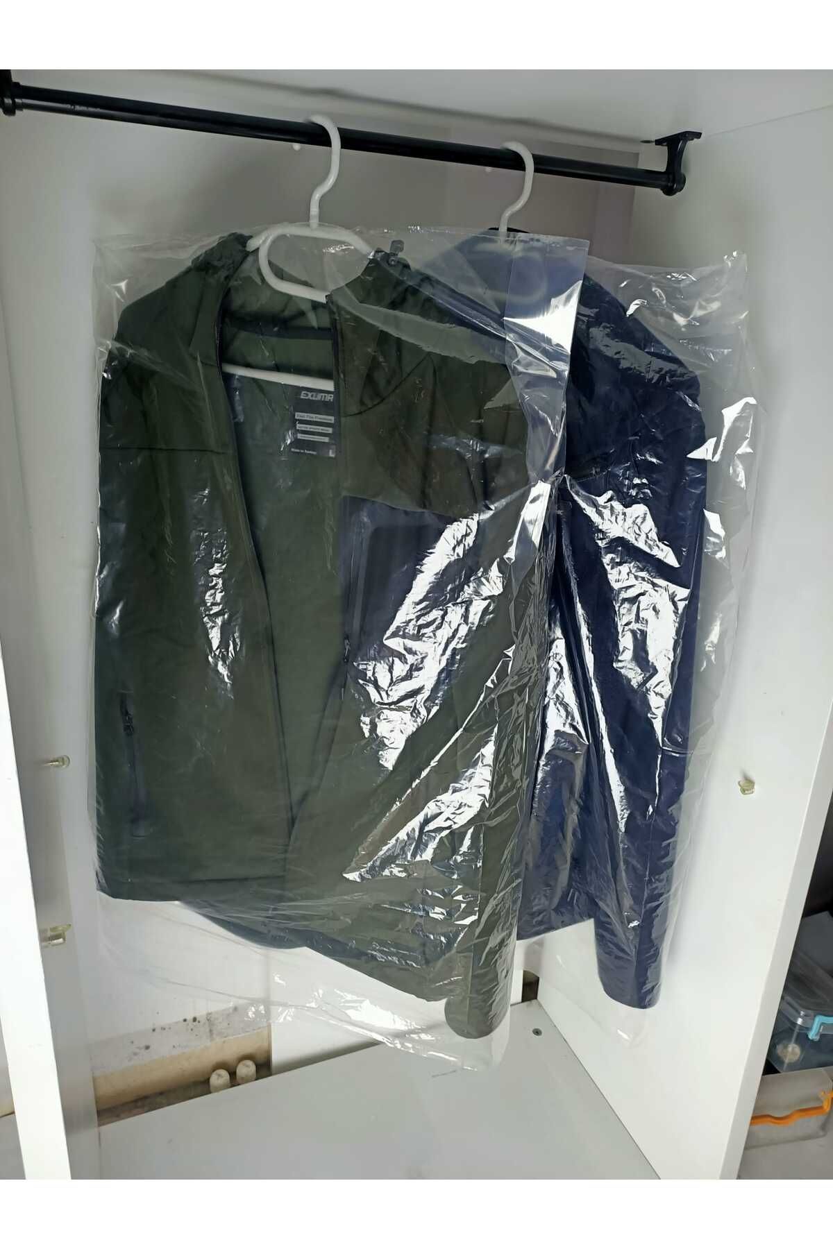 Elbise Poşeti 100 Adet - Askı Geçme Yeri Vardır - 60 Cm Eninde 90 Cm Boyundadır - 3