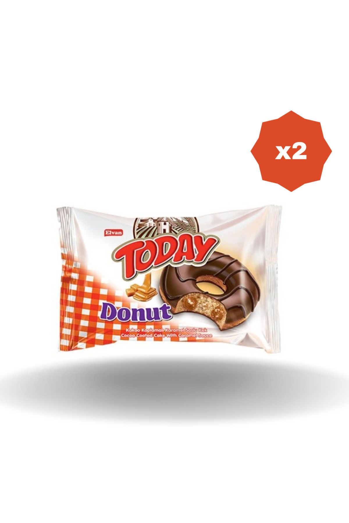 Elvan TODAY DONUT KEK KARAMELLİ 35 GR - 2 ADET