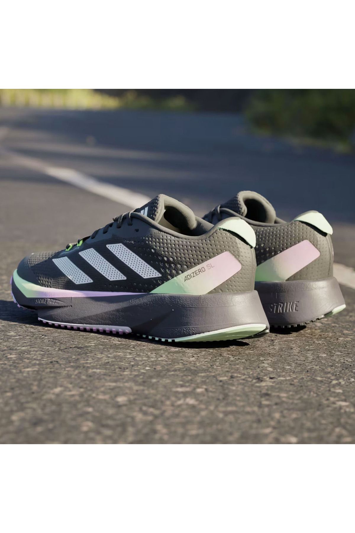 کفش دو و تمرین مشکی زنانه Adizero SL Road رانینگ دویدن adidas