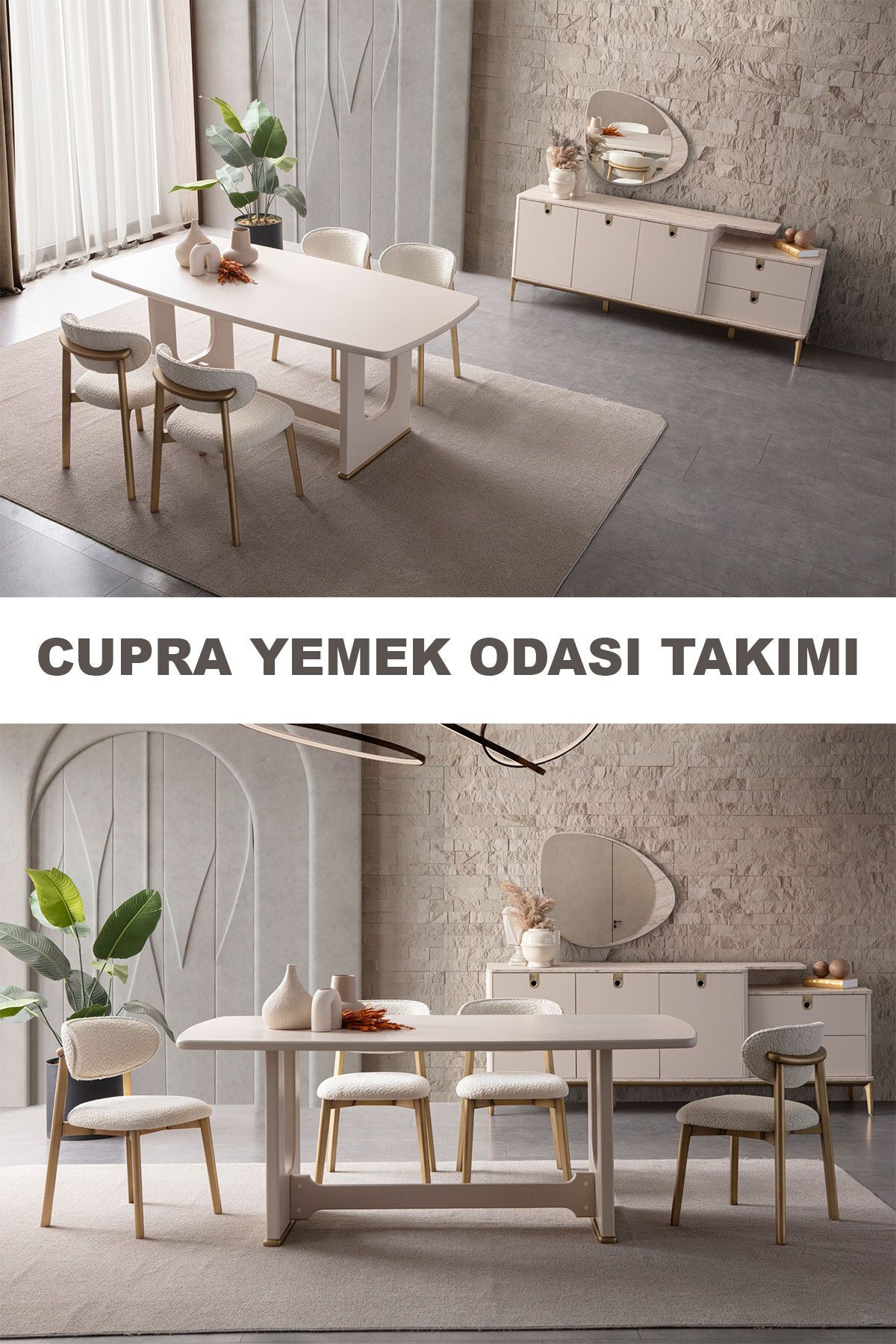 Breda Home Concept Cupra Modern Yemek Odası Takımı