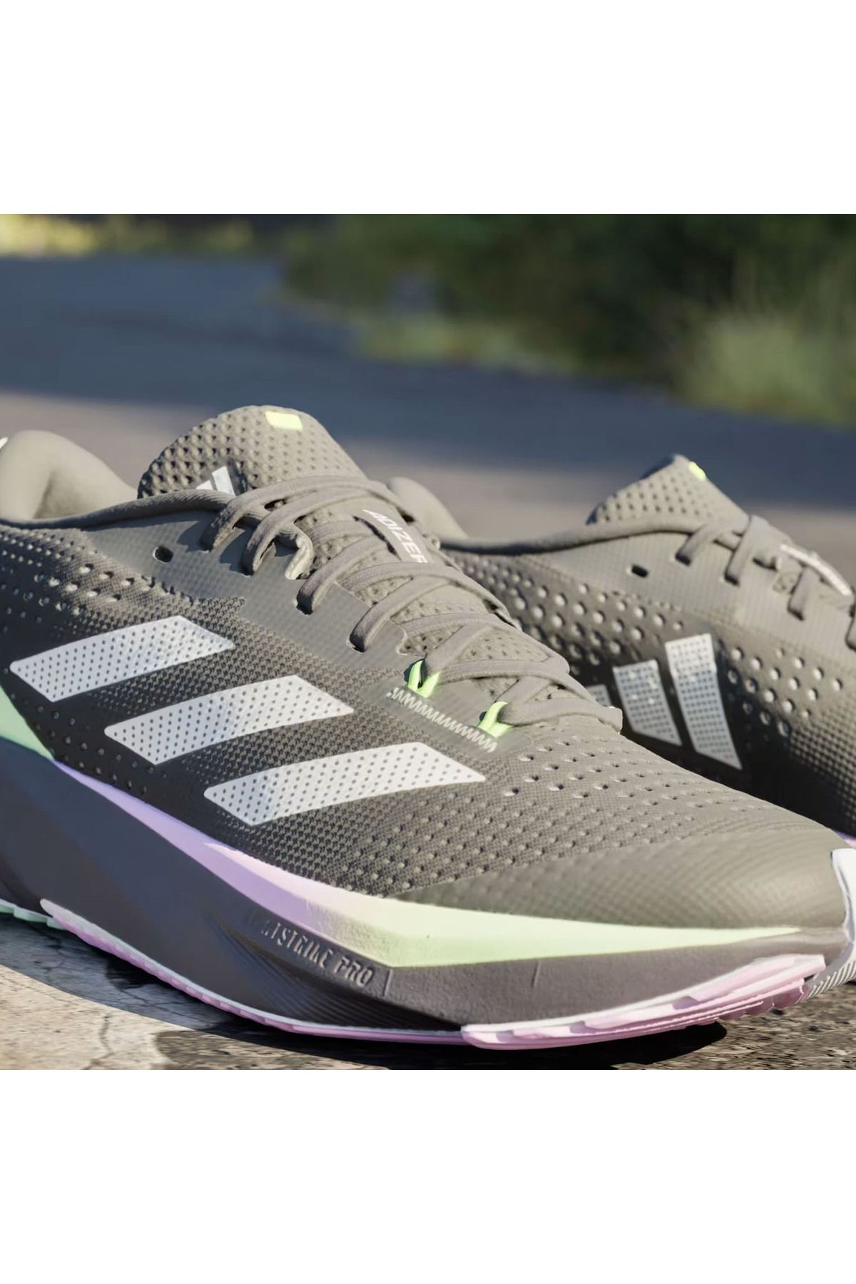 کفش دو و تمرین مشکی زنانه Adizero SL Road رانینگ دویدن adidas