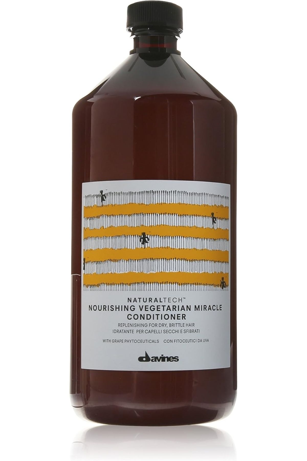 Davines Yıpranmış Kuru ve Kırık Saçlar için Besleyici Vejetaryen Saç Kremi (1000 ml)