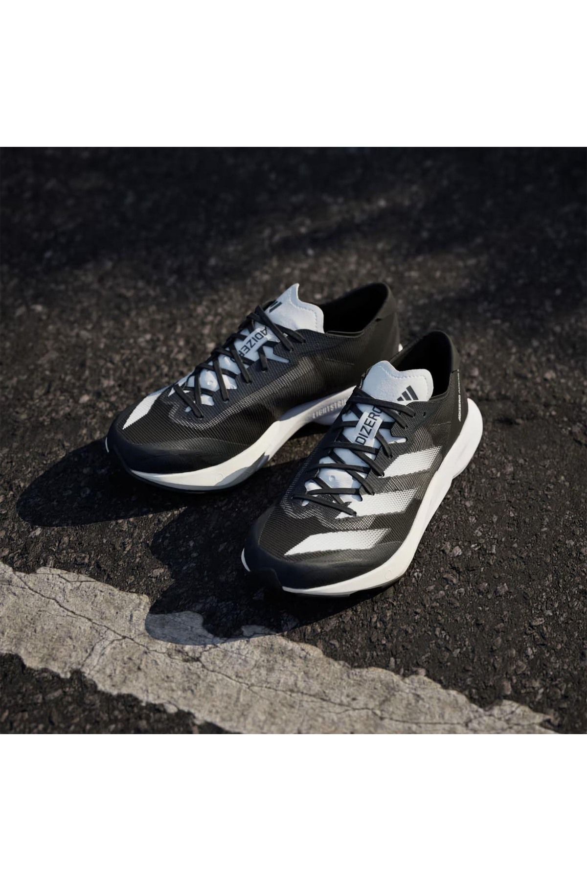 کفش دو و تمرین مشکی زنانه Adizero Adios 8 رانینگ در جاده adidas