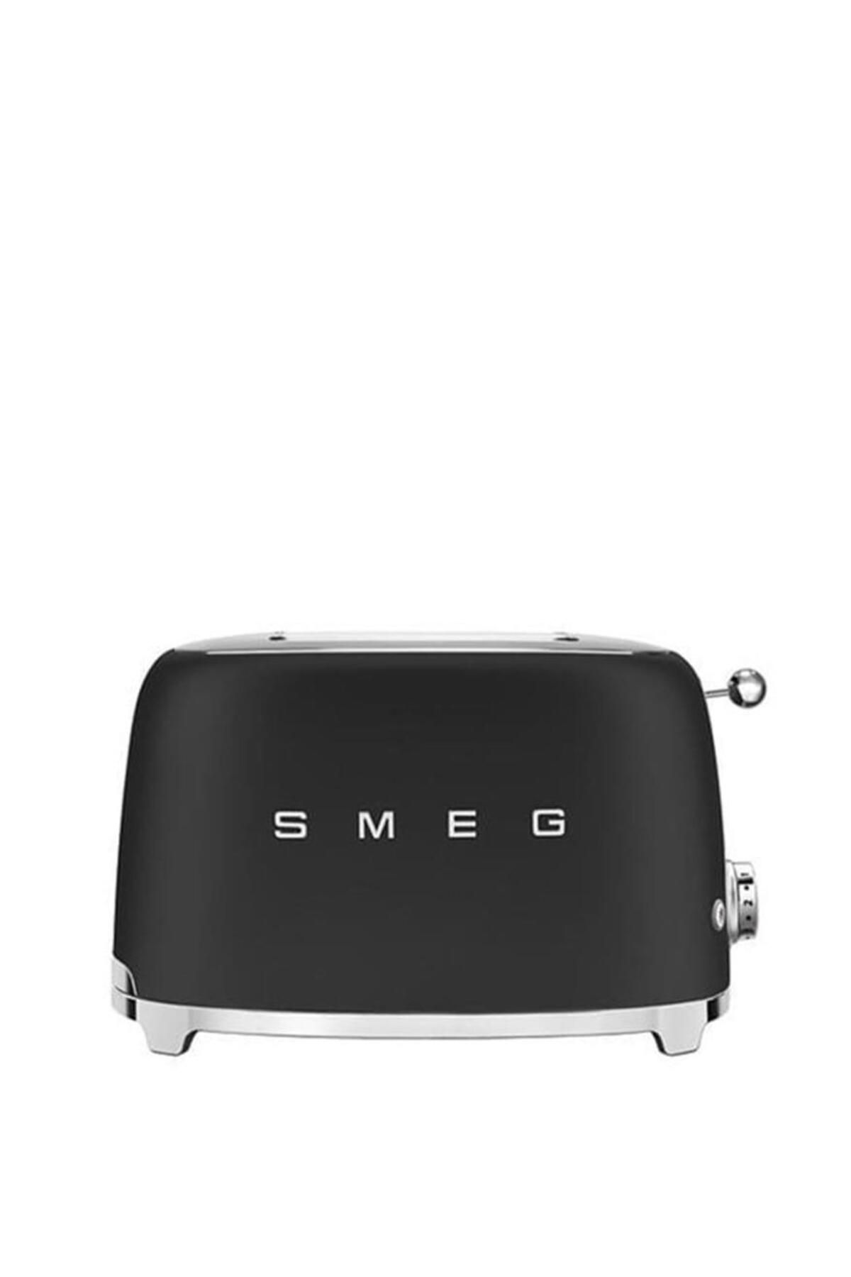 SMEG Mat Siyah 2x1 Ekmek Kızartma Tsf01blmeu