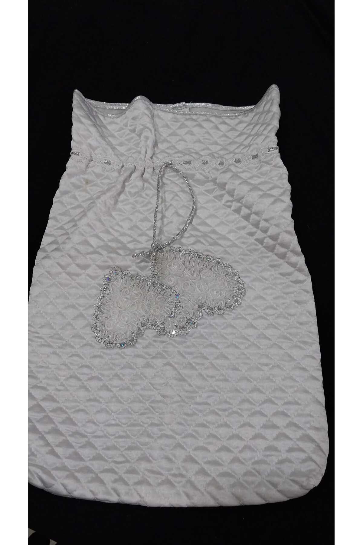 Papatyam-Gray Hand Knitted Kitchen Bag Holder - Storage and Shaping 1