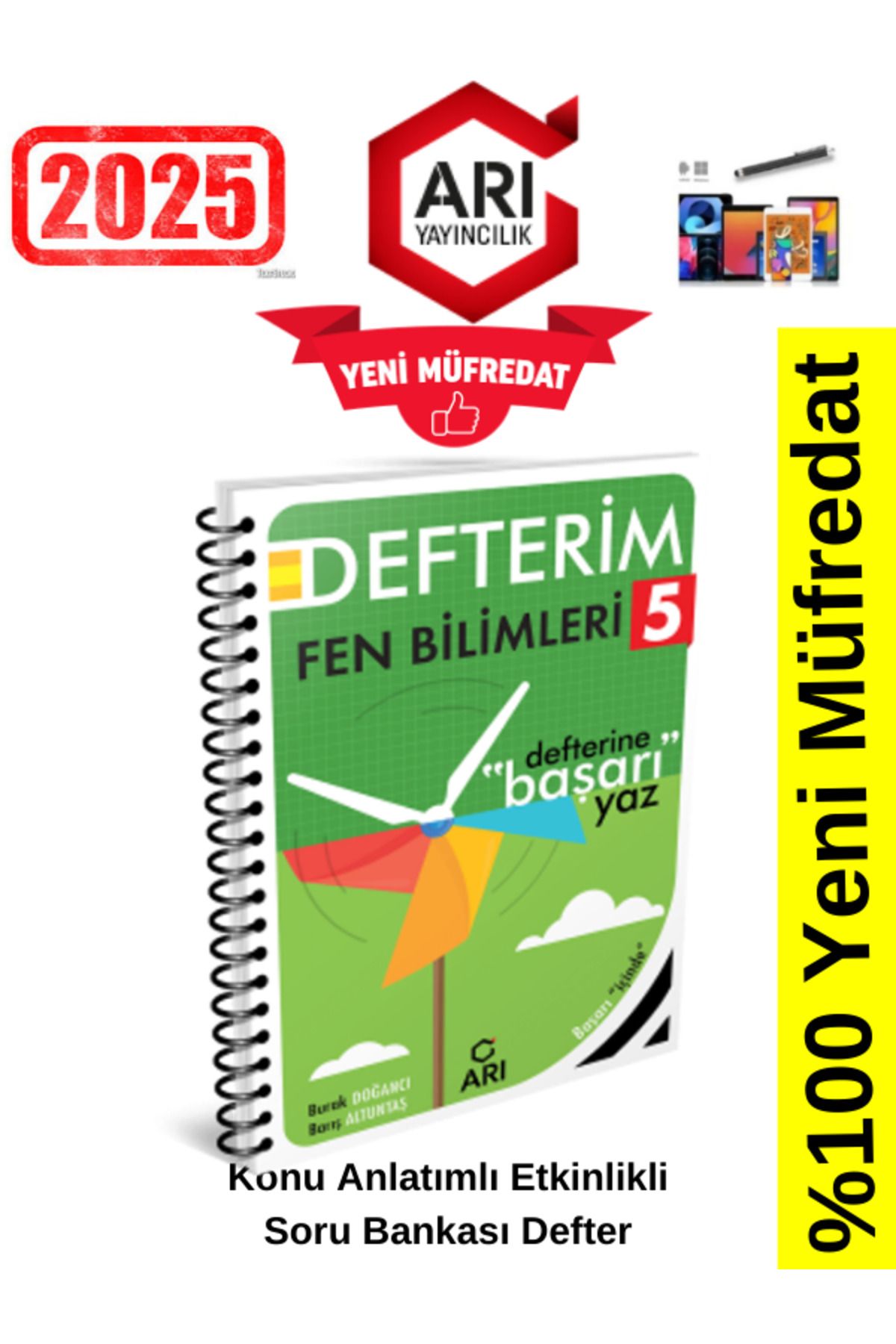 Arı Yayıncılık 2024-2025 Müfredat 5.Sınıf Fenito Fen Konu Anlatımlı Etkinlik Defter+Kalem
