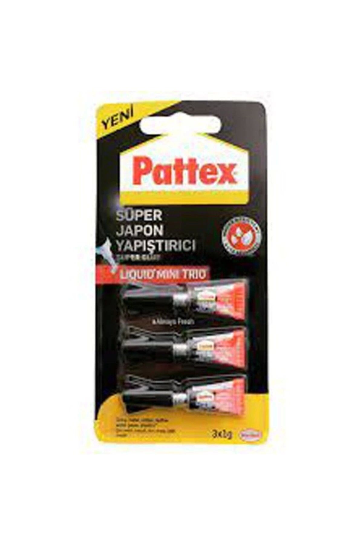 Pattex Süper Japon Yapıştırıcı Mini Trio 3x1 G