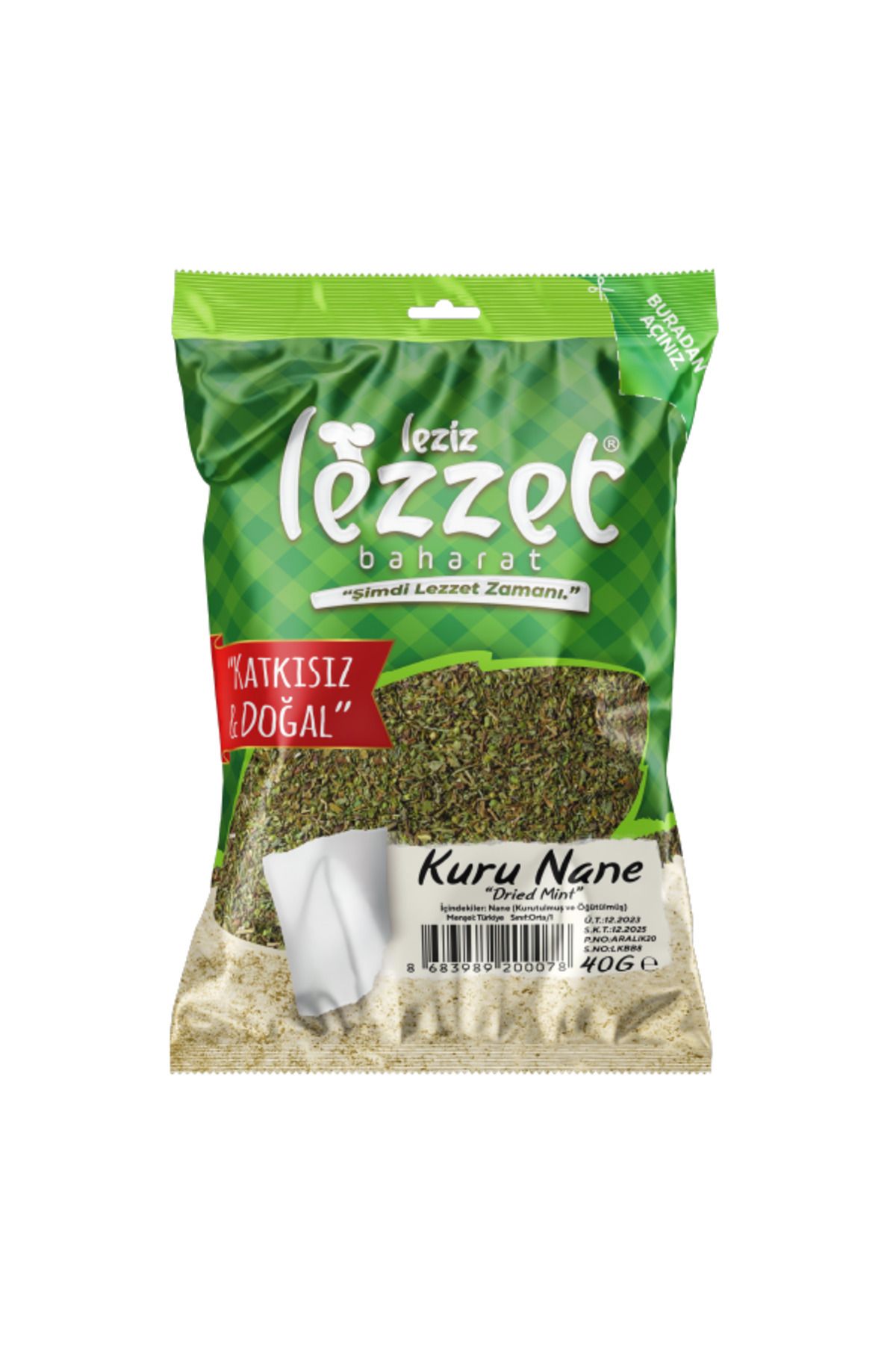 Leziz Lezzet Kuru Nane 40 G