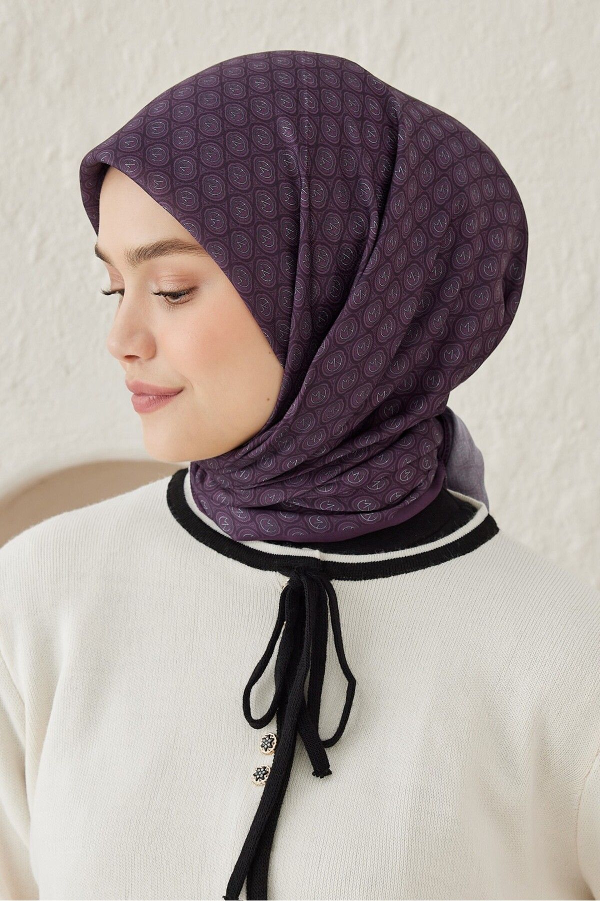 Modakaşmir-Circular Mk Cotton Scarf 2